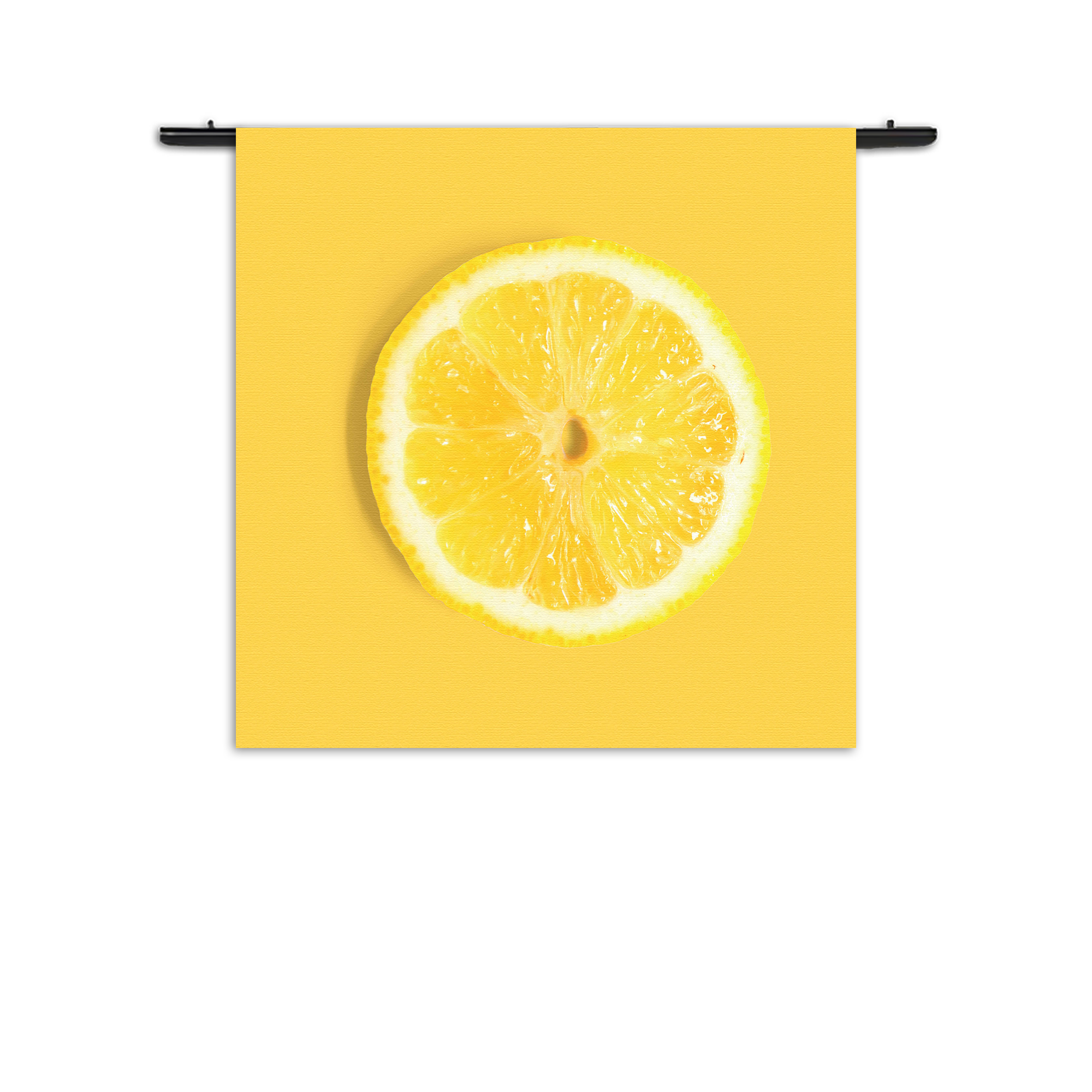 Wandkleed Citroenschijfje Rechthoek Vierkant