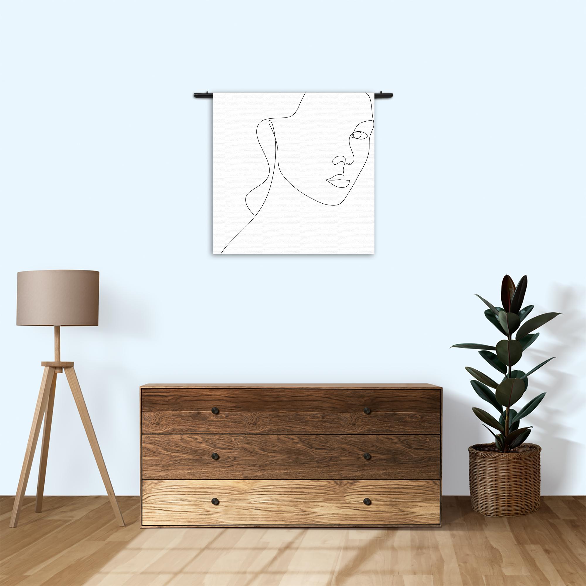 Wandkleed Half Golvend Door Het Leven Rechthoek Vierkant Template Vierkant Rond Lifestyle 11 3