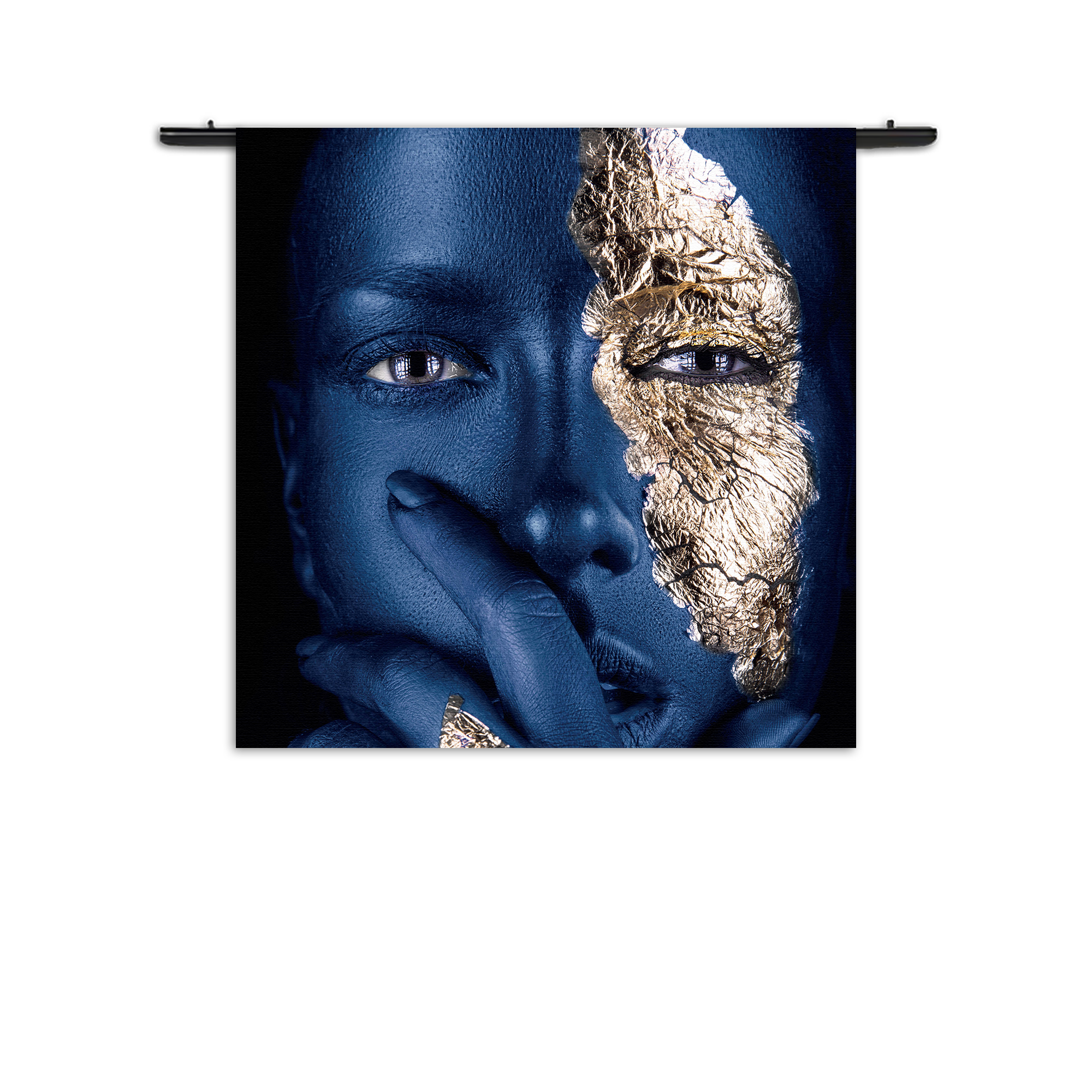 Wandkleed Golden Whoman 01 Rechthoek Vierkant