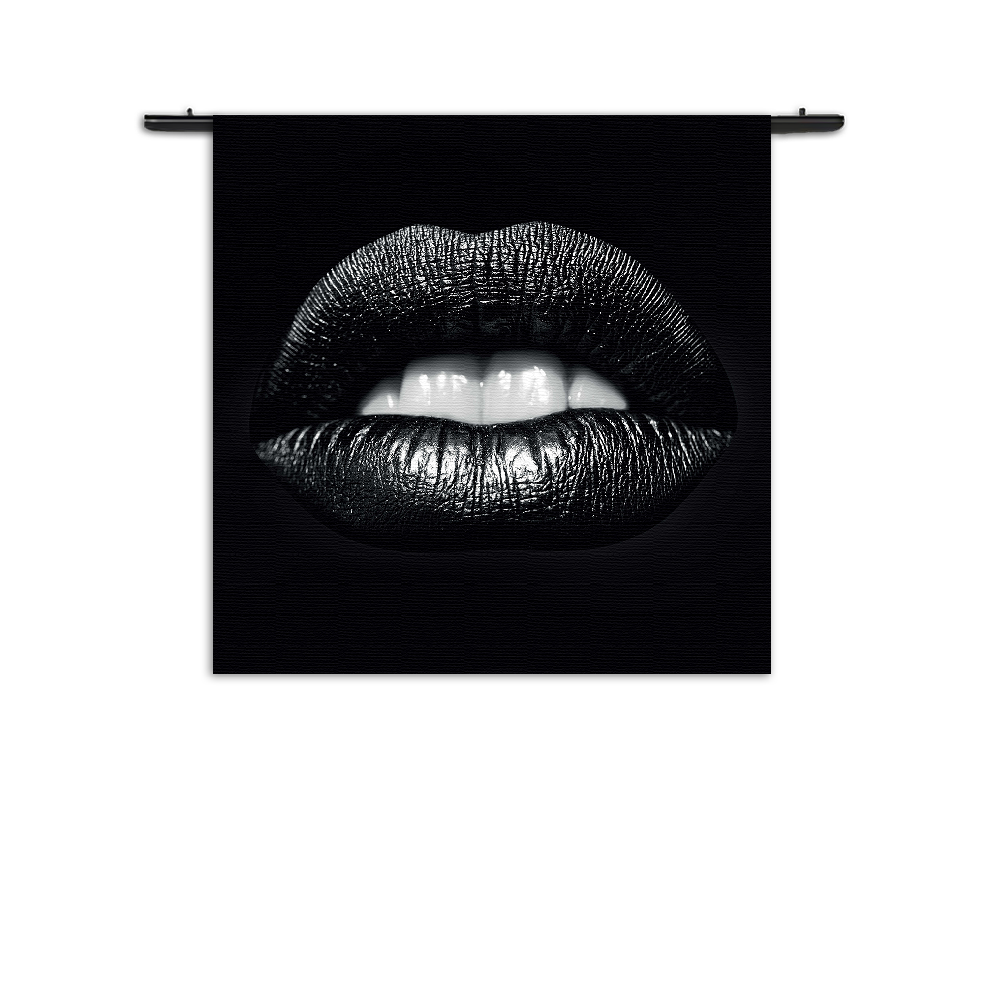 Wandkleed Silver Lips Rechthoek Vierkant