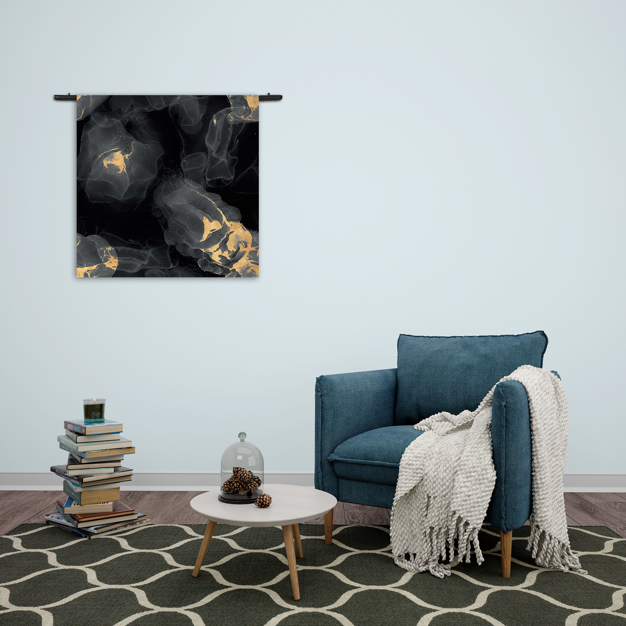 Template_Vierkant_Rond_Marmer_12-2 Wandkleed Abstract Marmer Look Zwart met Goud 03 Rechthoek Vierkant Template Vierkant Rond Marmer 12 2