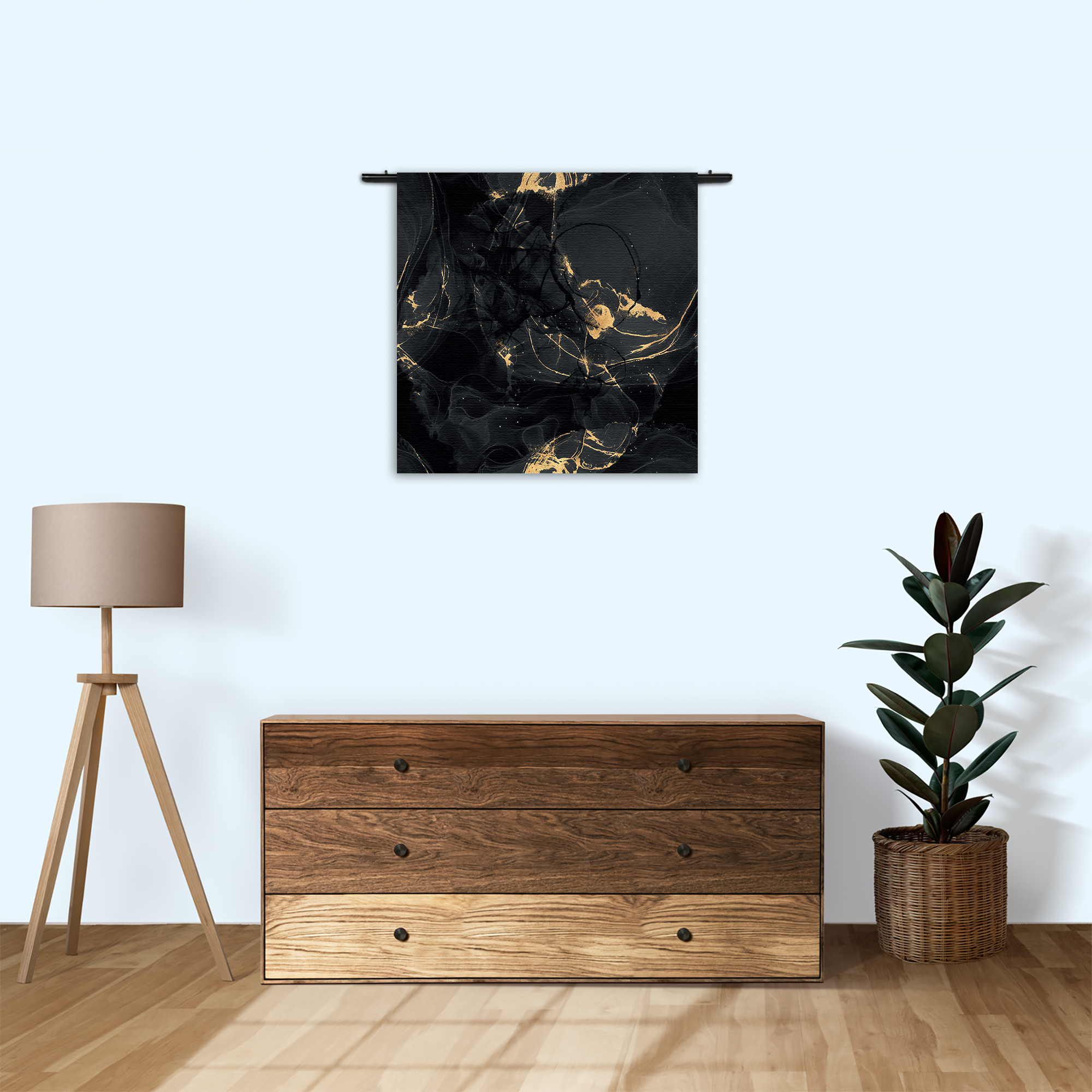Template_Vierkant_Rond_Marmer_16-3 Wandkleed Abstract Marmer Look Zwart met Goud 05 Rechthoek Vierkant Template Vierkant Rond Marmer 16 3
