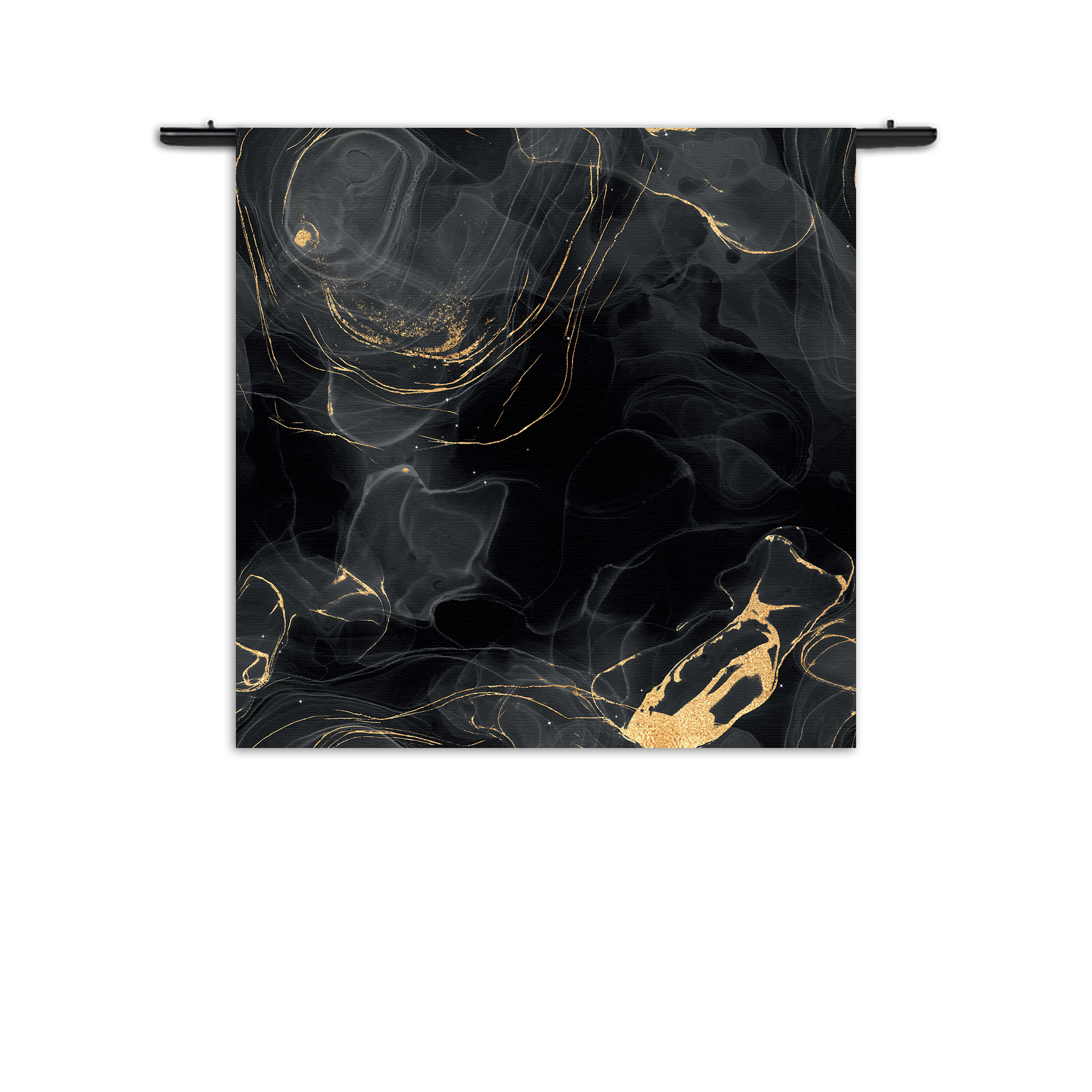 Template_Vierkant_Rond_Marmer_8-1 Wandkleed Abstract Marmer Look Zwart met Goud 01 Rechthoek Vierkant