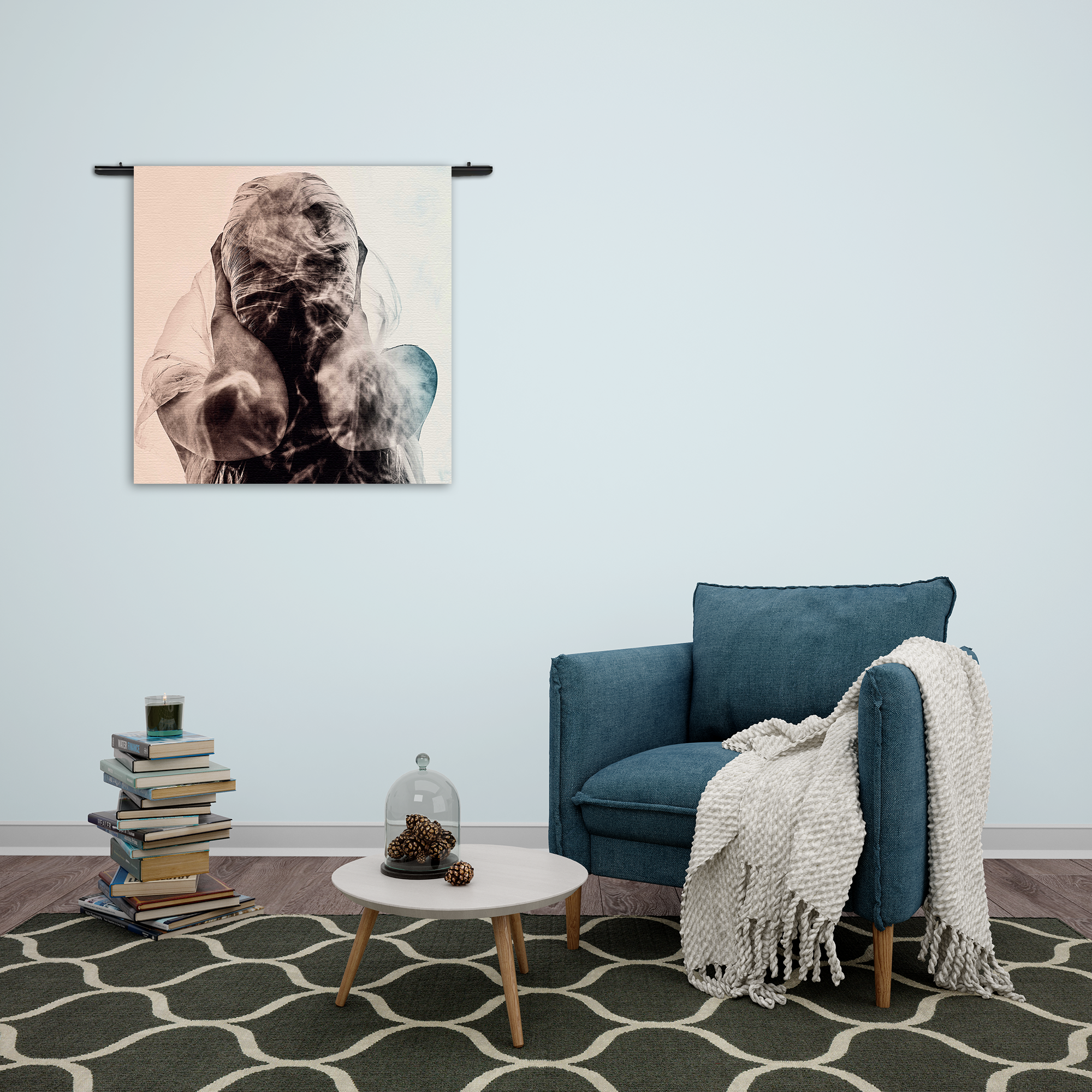 Wandkleed Guess Who I am Rechthoek Vierkant Template Vierkant Rond Mensen 17 2