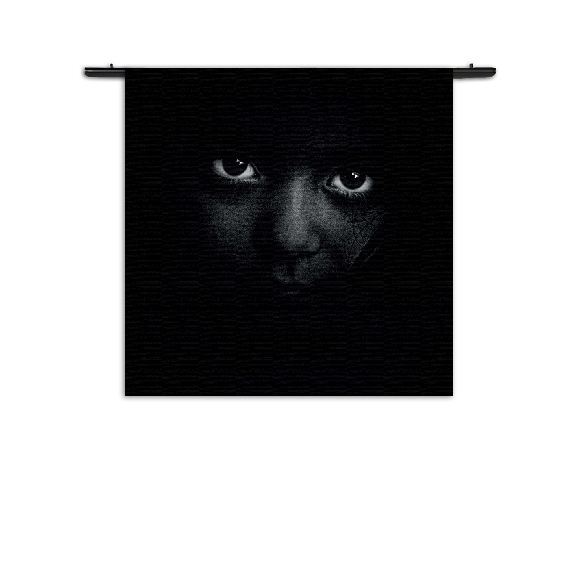 Wandkleed Jong Meisje Filipijnen Rechthoek Vierkant