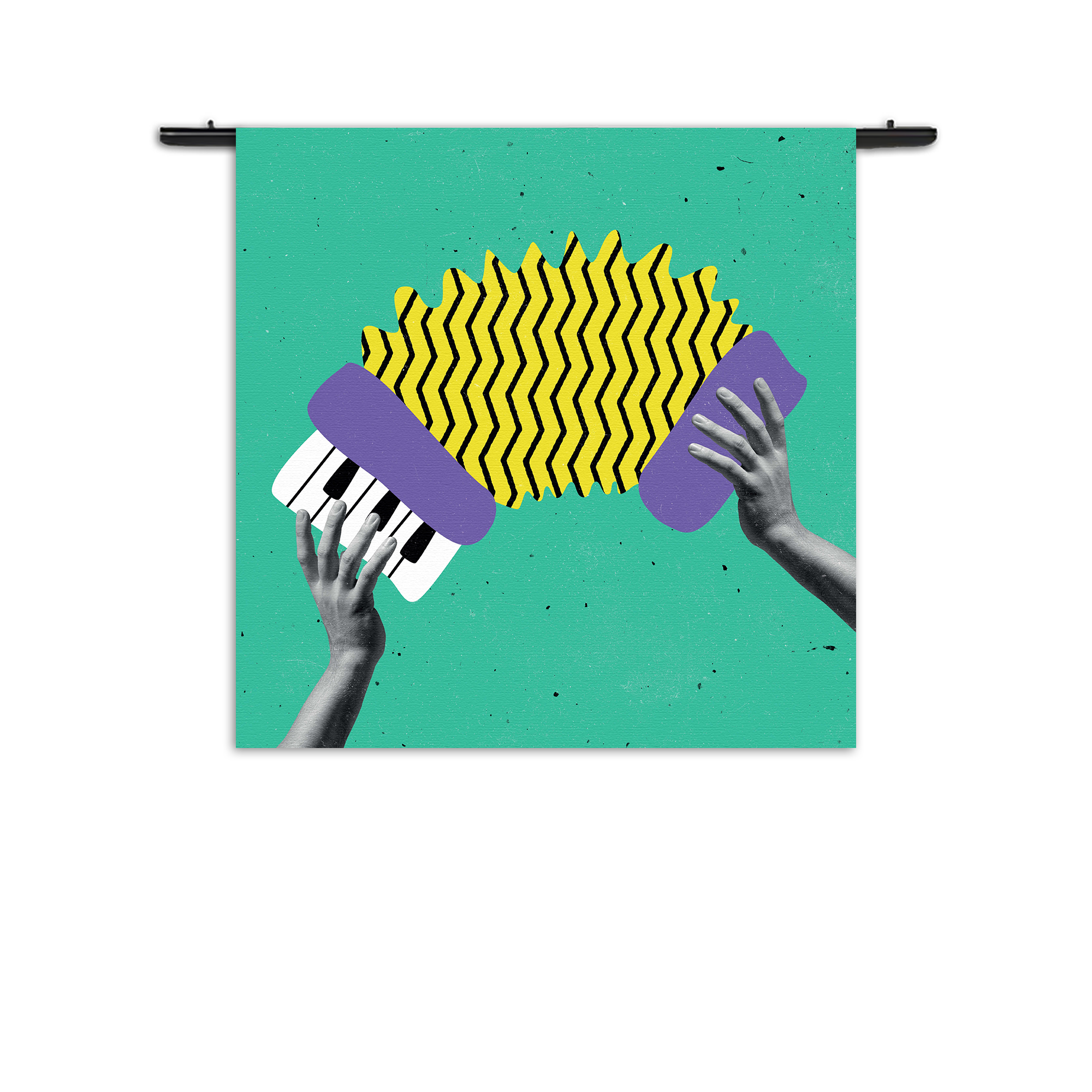 Wandkleed Accordeon Rechthoek Vierkant