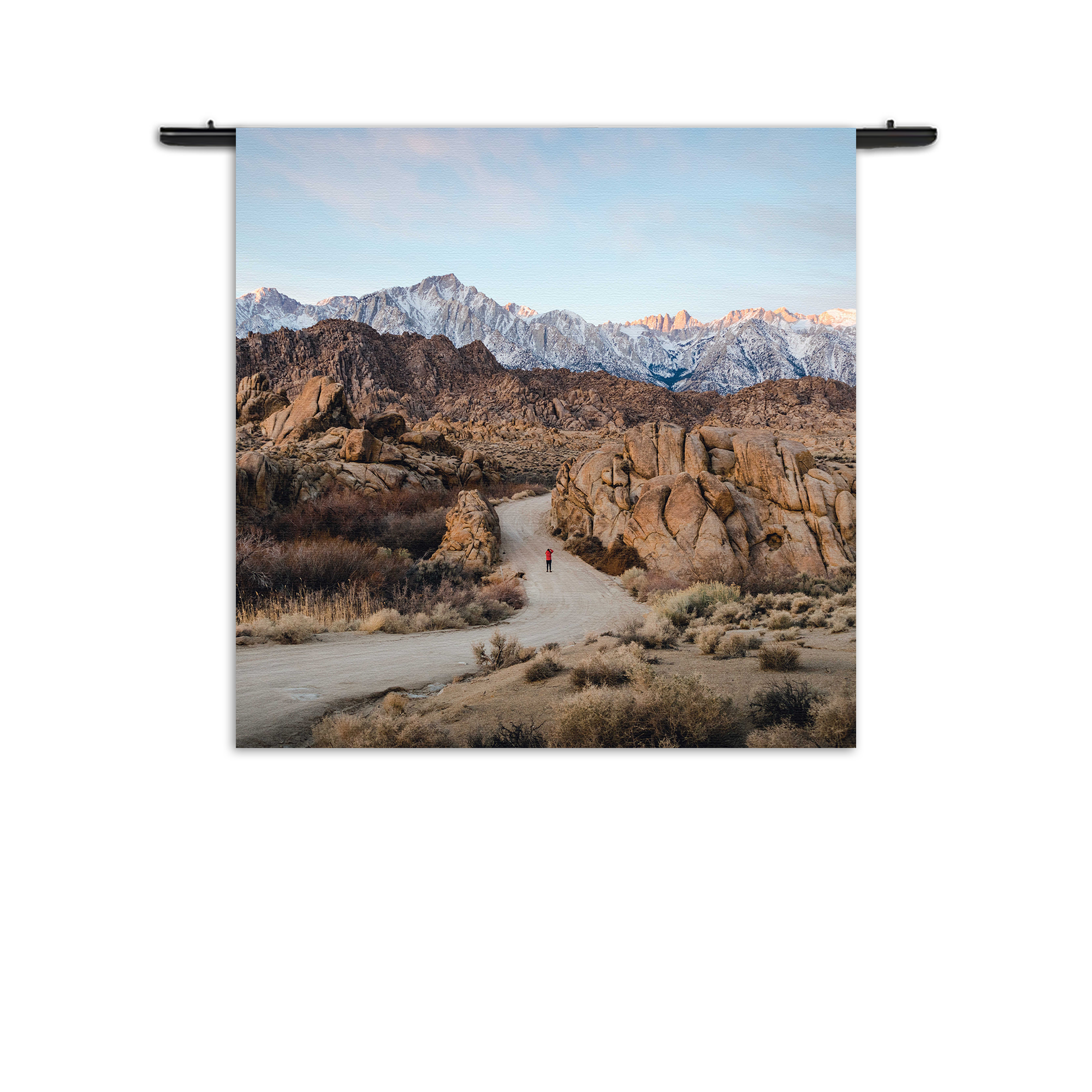 Wandkleed Mount Whitney Rechthoek Vierkant
