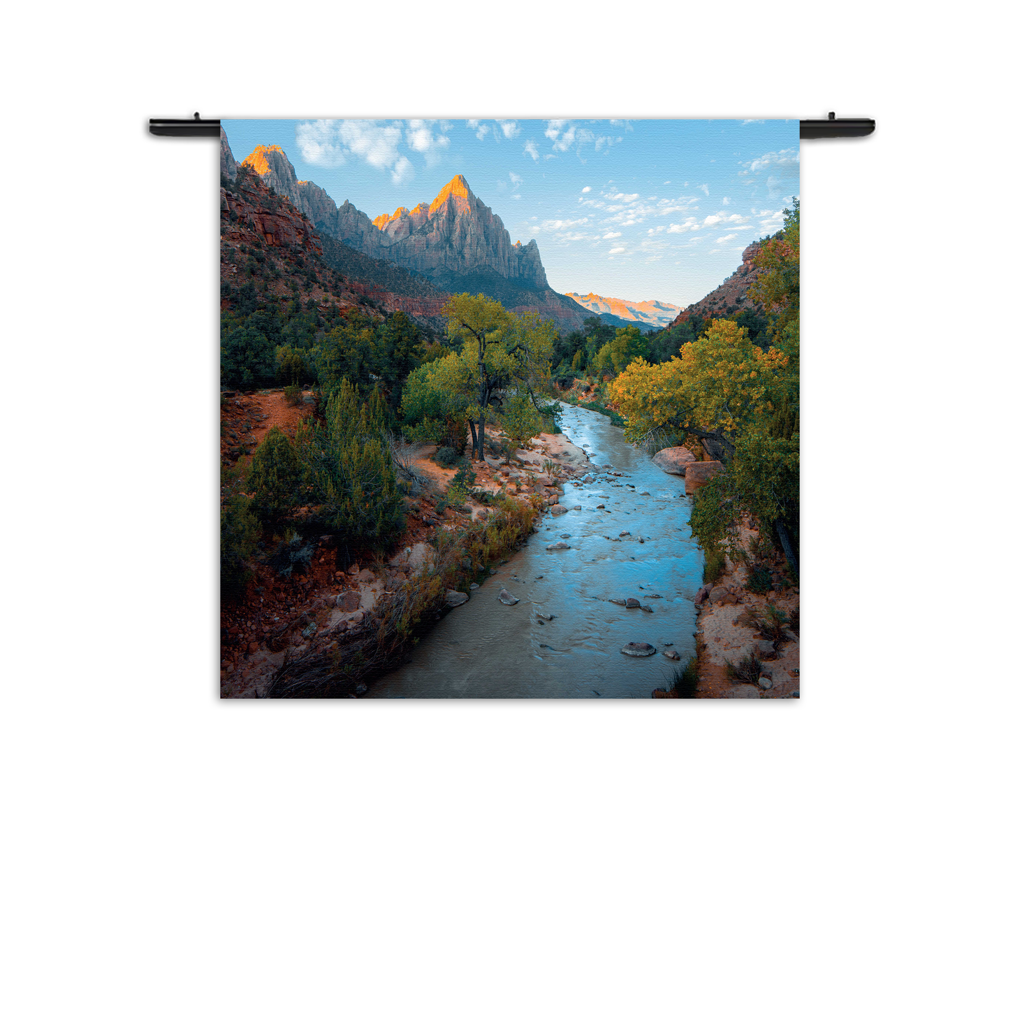Wandkleed De rivier van ZION Rechthoek Vierkant