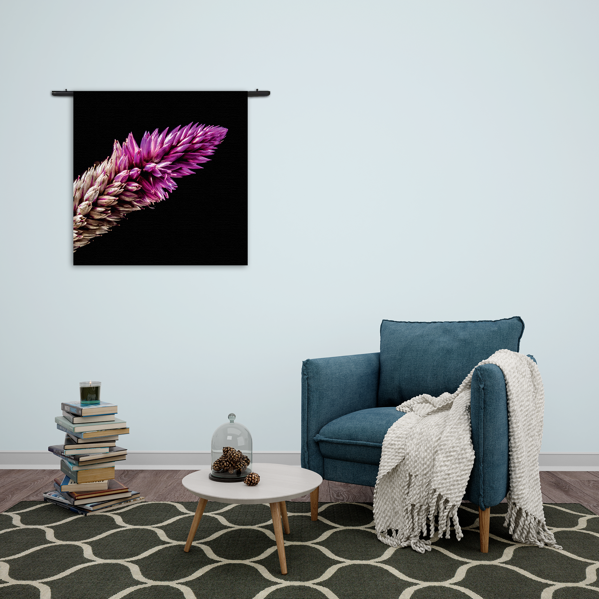 Template_Vierkant_Rond_Natuur_24-2 Wandkleed Heiden Bloem Rechthoek Vierkant Template Vierkant Rond Natuur 24 2