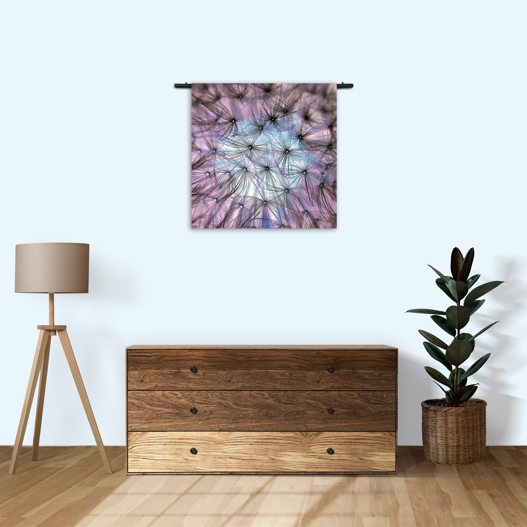Template_Vierkant_Rond_Natuur_25-3 Wandkleed Paardenbloem pluis Rechthoek Vierkant Template Vierkant Rond Natuur 25 3