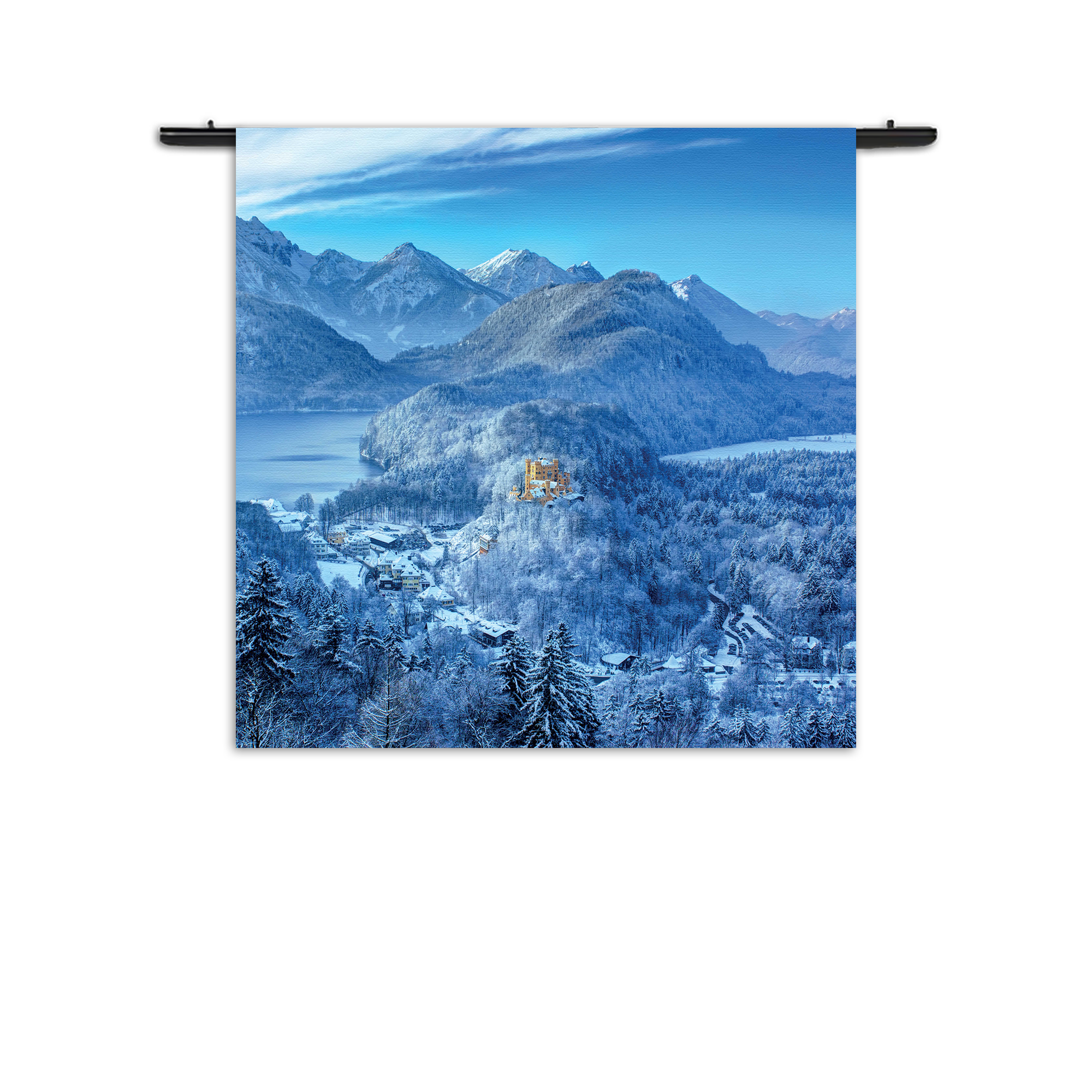 Template_Vierkant_Rond_Natuur_40-1 Wandkleed De witte bergen Rechthoek Vierkant
