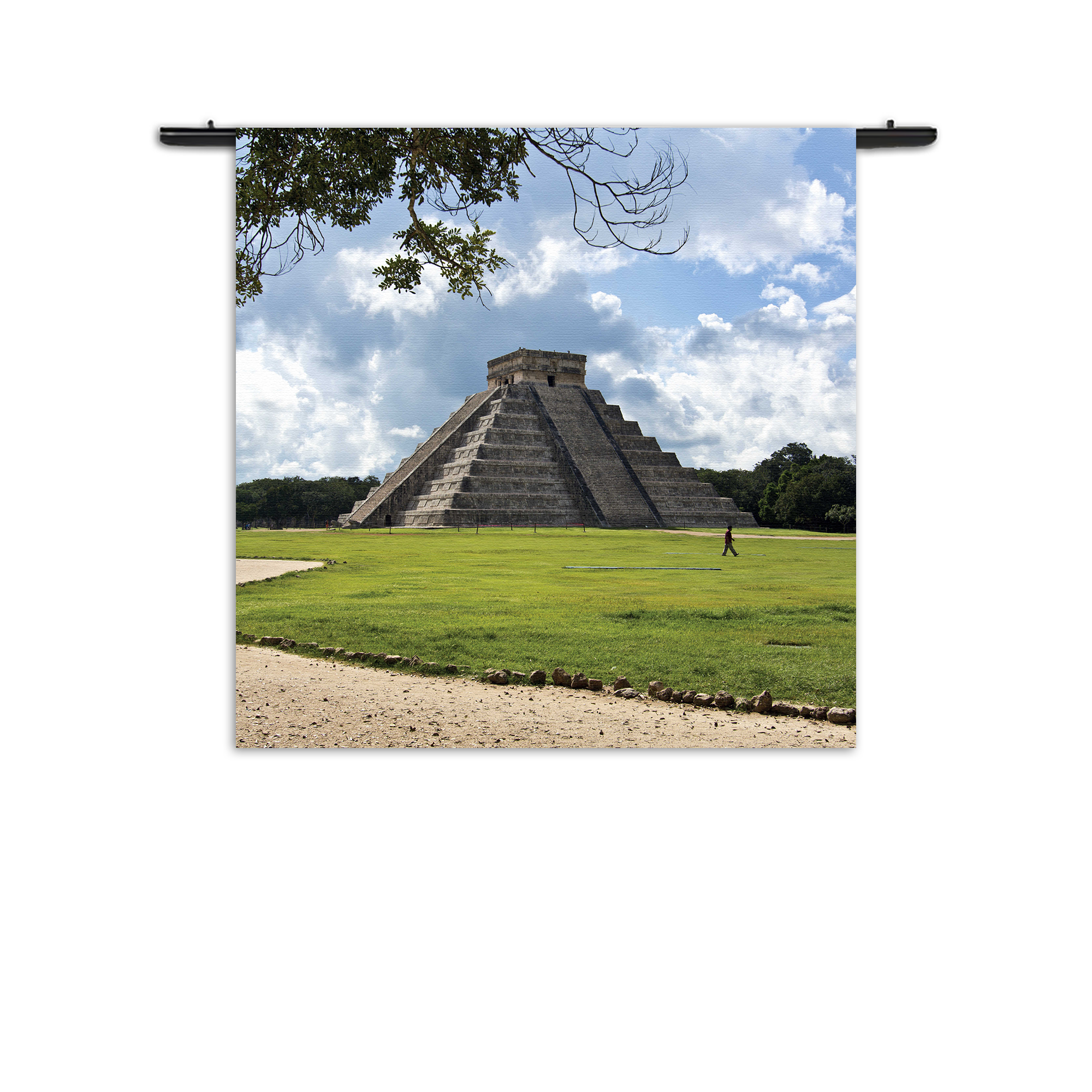 Template_Vierkant_Rond_Natuur_47-1 Wandkleed Teotihuacán Rechthoek Vierkant