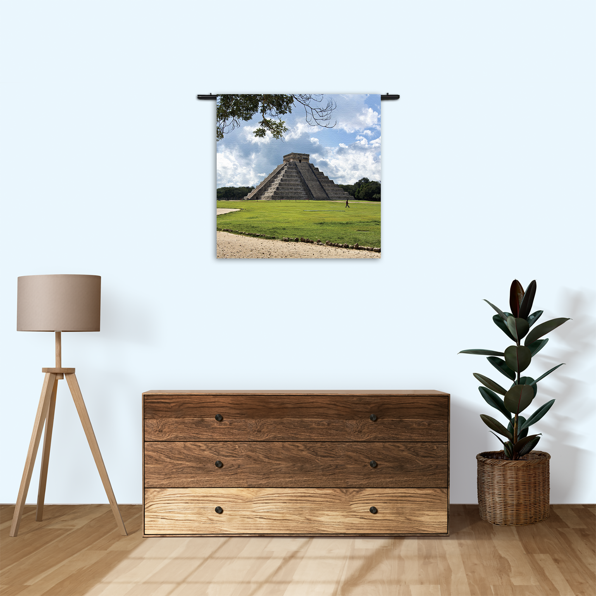 Template_Vierkant_Rond_Natuur_47-3 Wandkleed Teotihuacán Rechthoek Vierkant Template Vierkant Rond Natuur 47 3