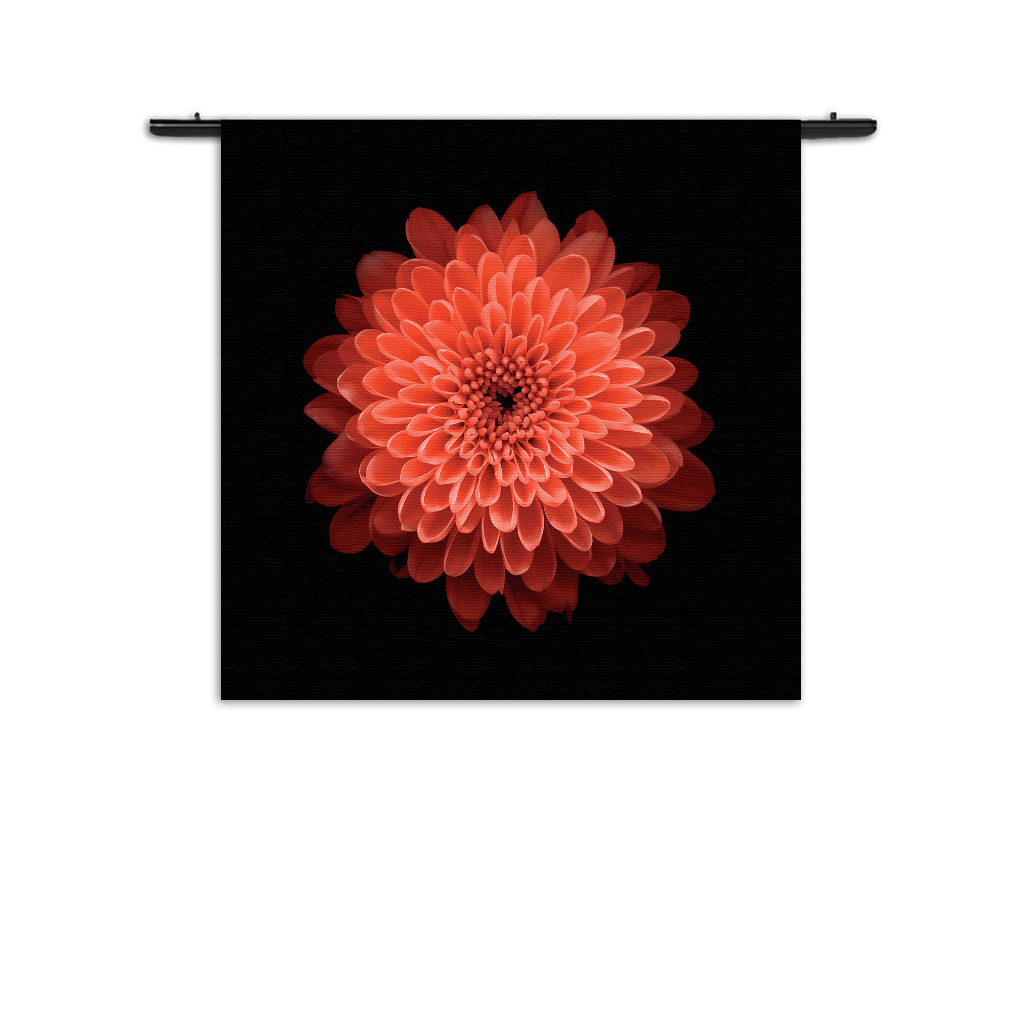 Wandkleed Oranje Dahlia Rechthoek Vierkant