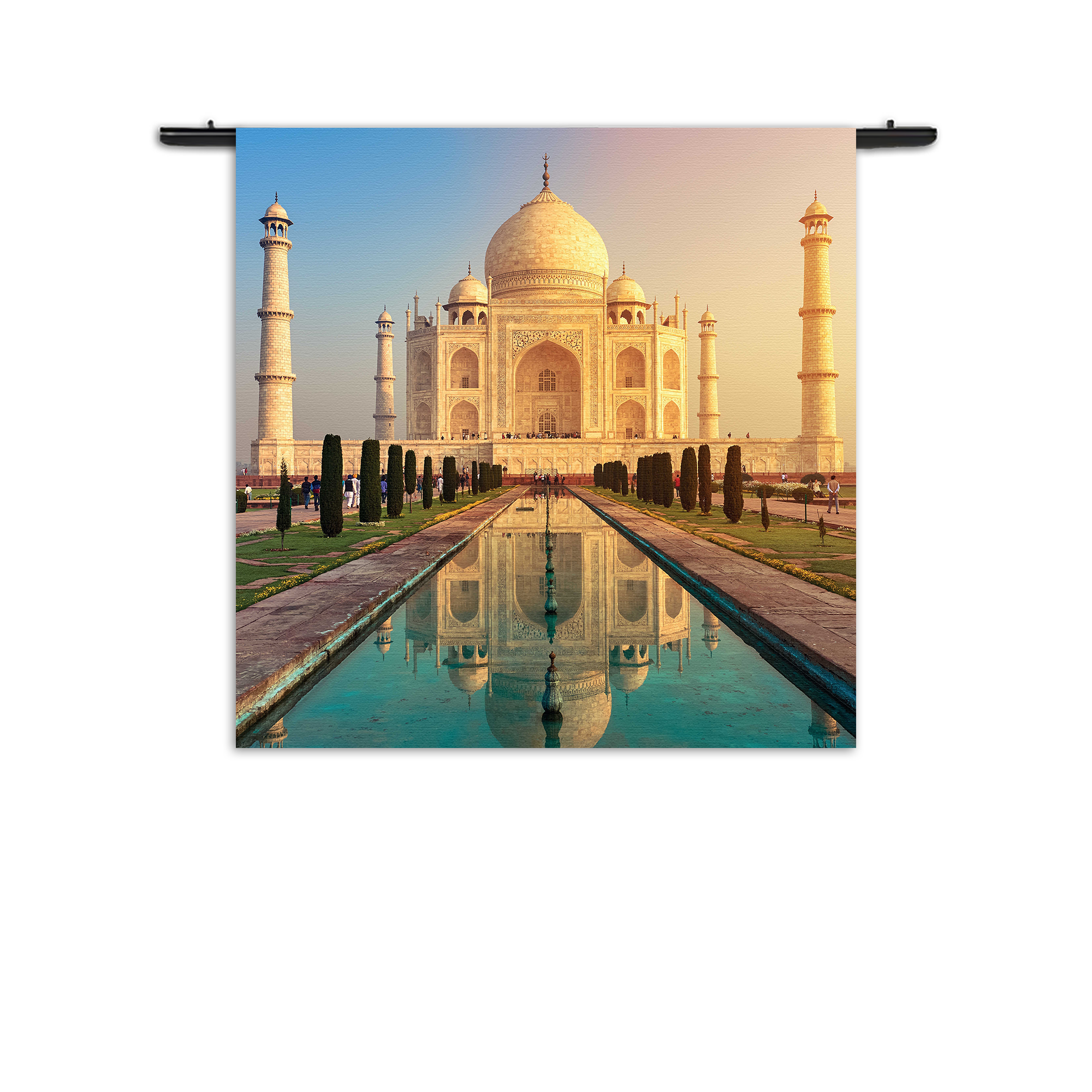 Wandkleed De Tajmahal Rechthoek Vierkant