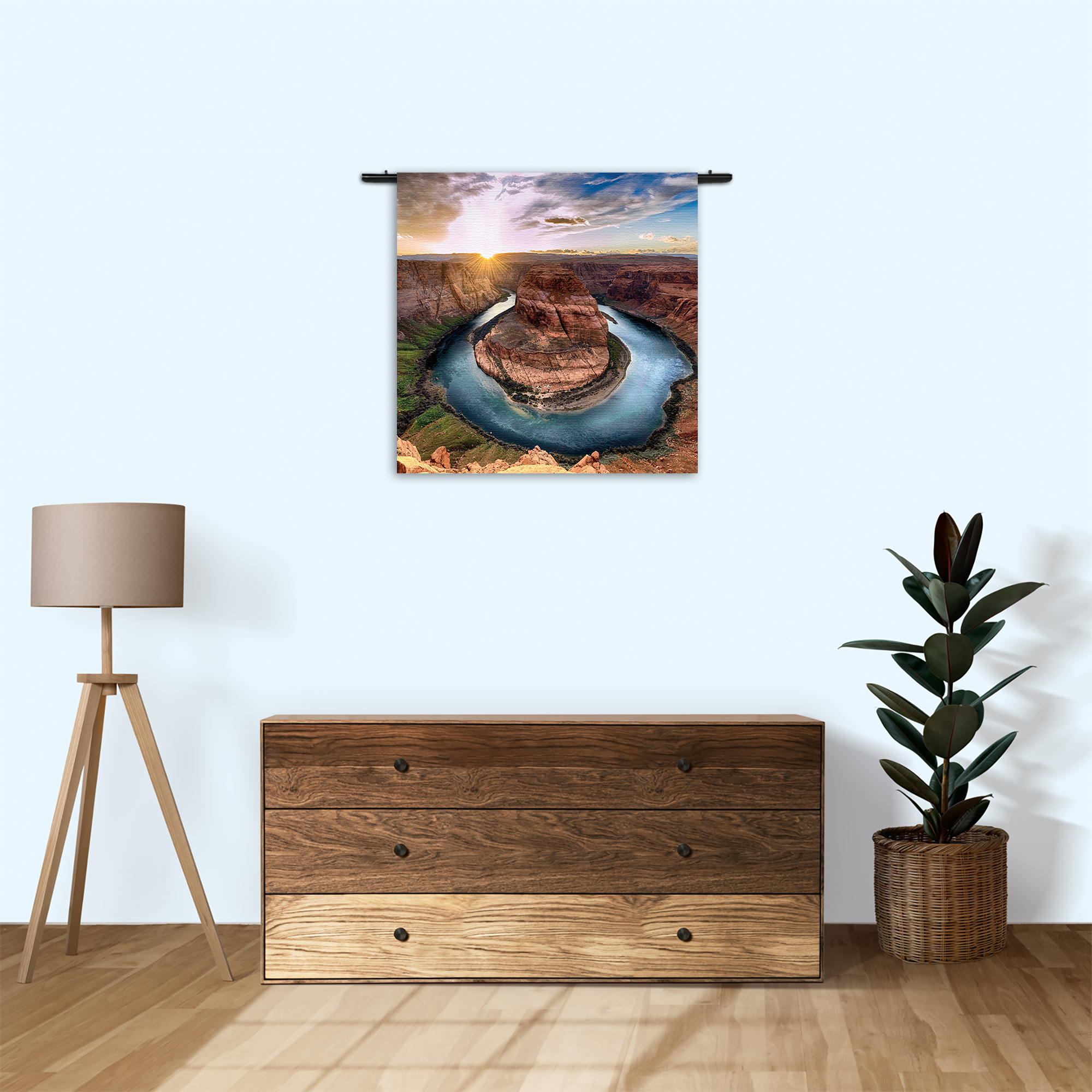 Template_Vierkant_Rond_Natuur_56-3 Wandkleed Horseshoe bend Rechthoek Vierkant Template Vierkant Rond Natuur 56 3