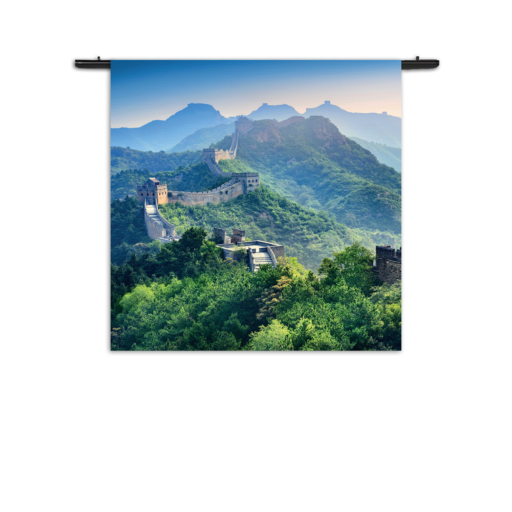Wandkleed De Chinese muur 4 Rechthoek Vierkant