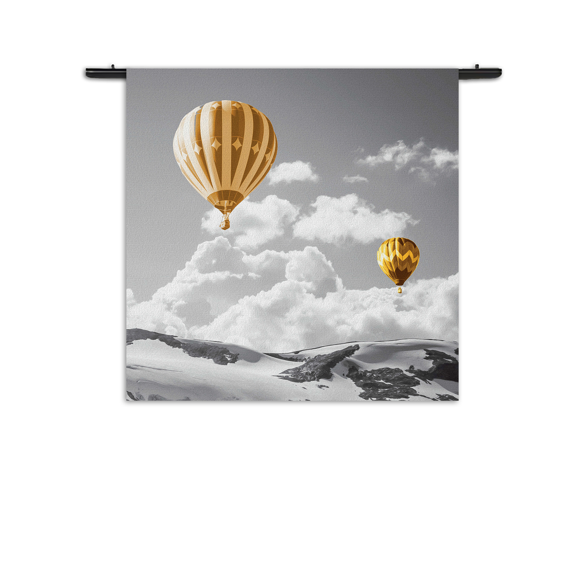 Template_Vierkant_Rond_Natuur_6-1 Wandkleed De gele Ballon Rechthoek Vierkant