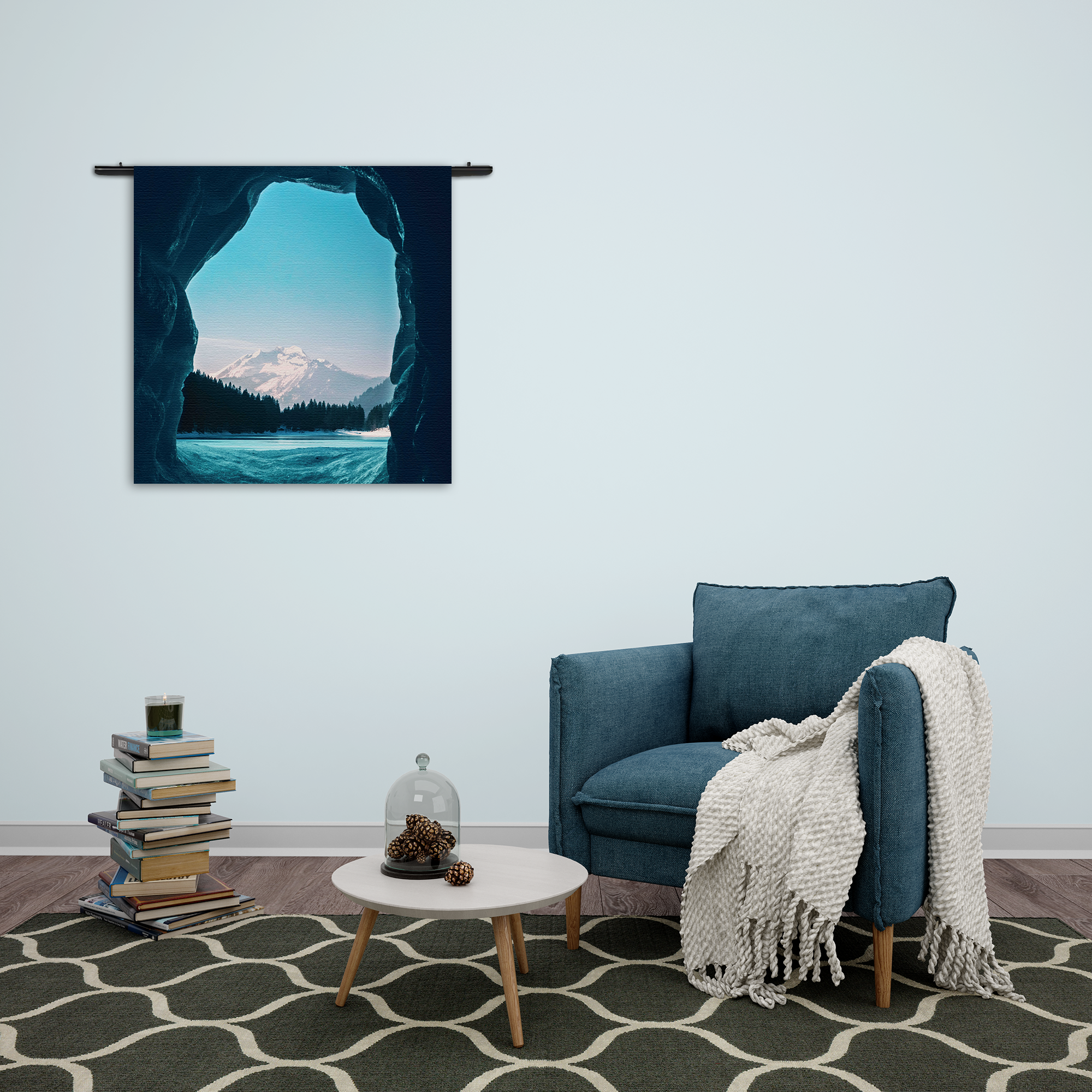 Wandkleed Winter dreams Rechthoek Vierkant Template Vierkant Rond Natuur 77 2