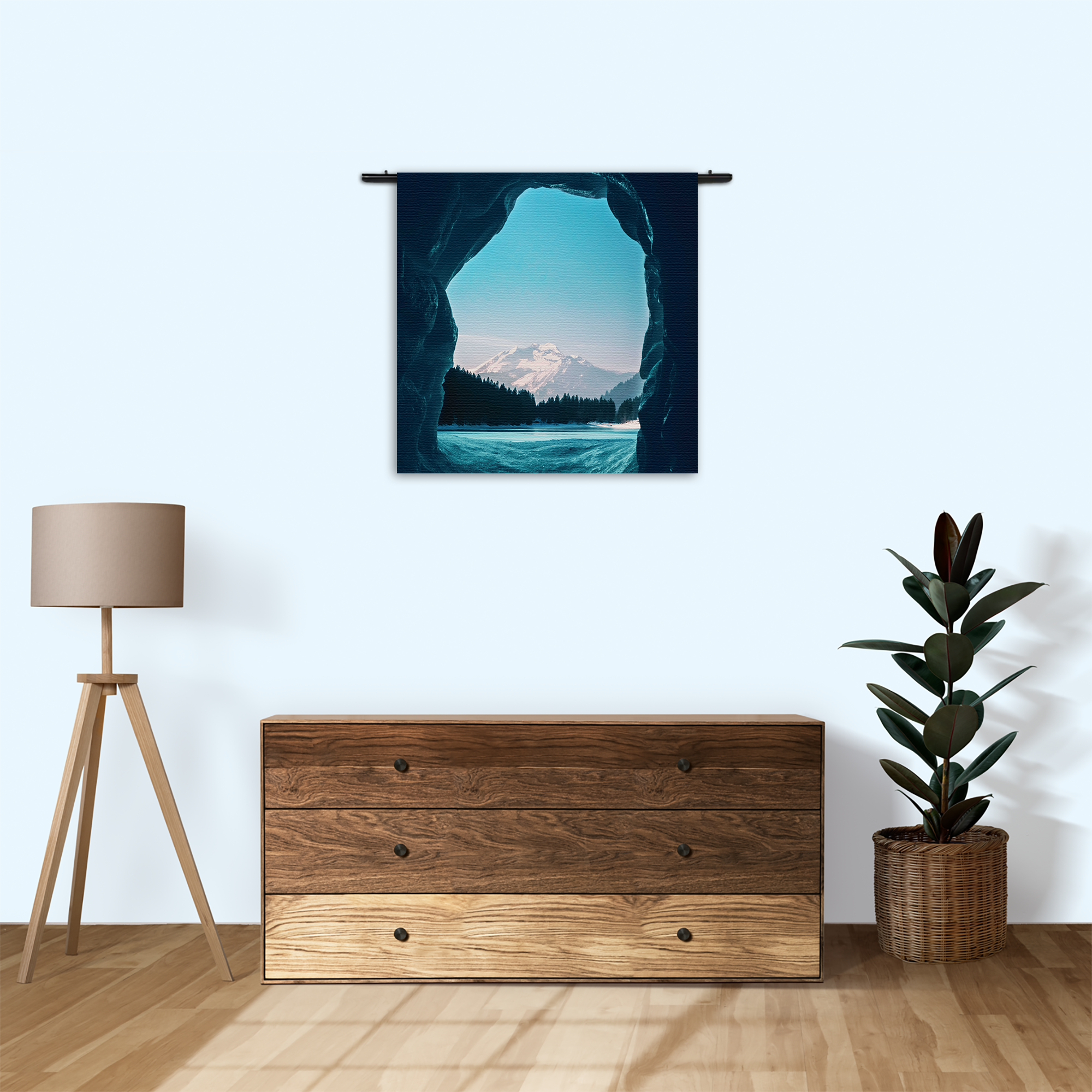 Wandkleed Winter dreams Rechthoek Vierkant Template Vierkant Rond Natuur 77 3