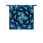 Wandkleed Kleurrijke bloem 1 Rechthoek Vierkant