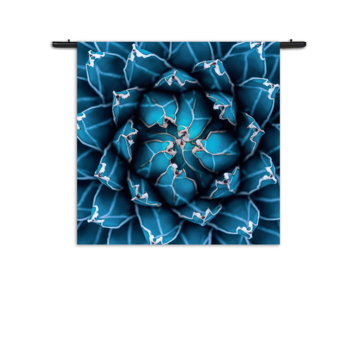 Wandkleed Kleurrijke bloem 1 Rechthoek Vierkant