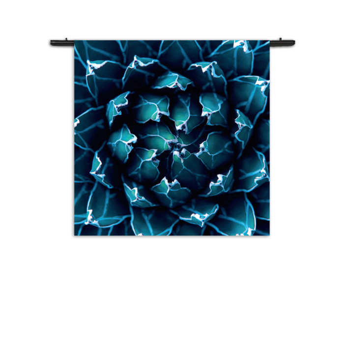 Wandkleed Kleurrijke bloem 3 Rechthoek Vierkant