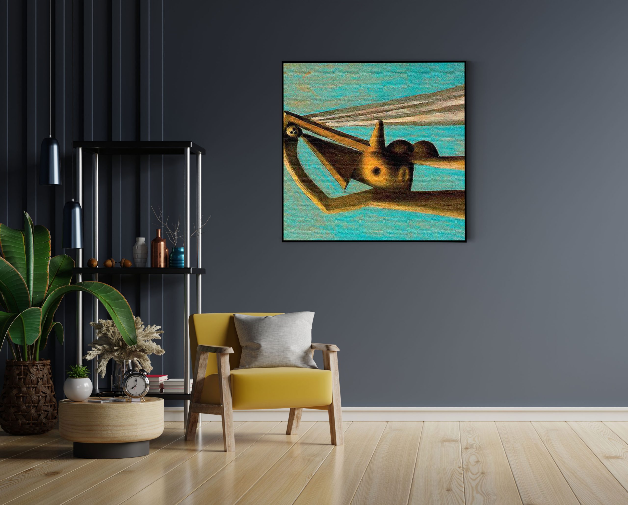 Akoestisch Schilderij Picasso Badgast met strandbal 1929 Vierkant Template Vierkant Rond OM 11 1 scaled 1