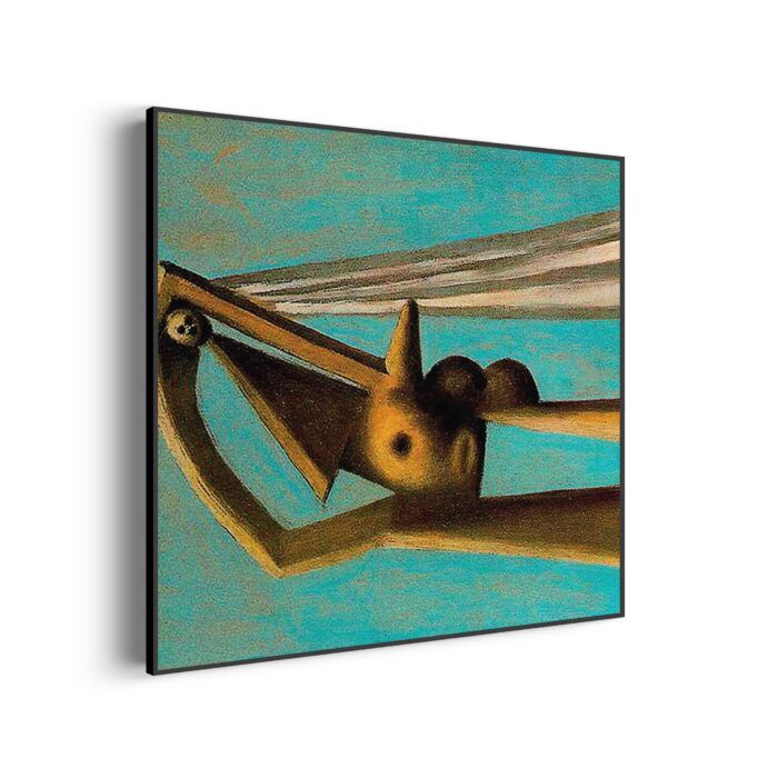 Akoestisch Schilderij Picasso Badgast met strandbal 1929 Vierkant Template Vierkant Rond OM 11 scaled 1