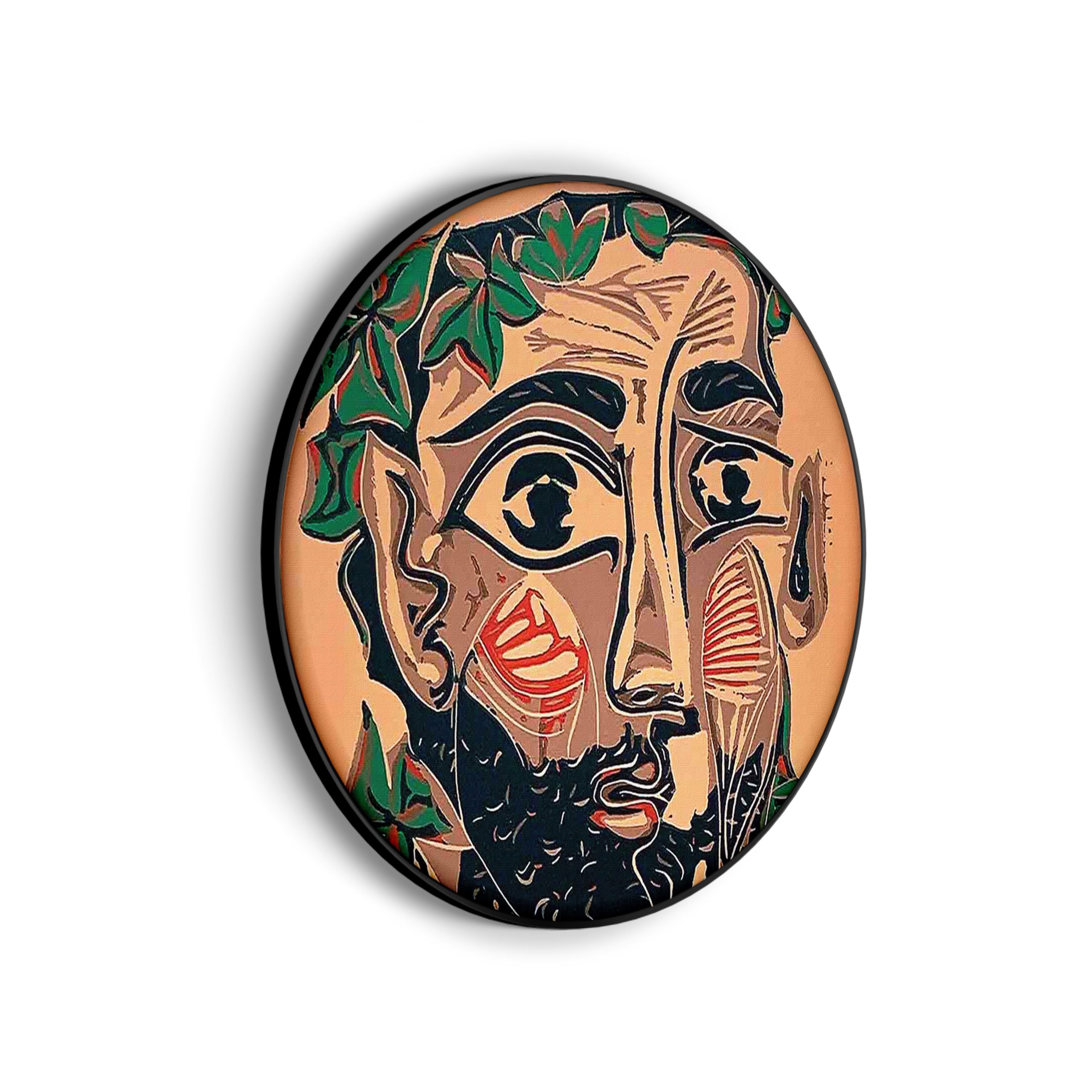 Akoestisch Schilderij Johannes Vermeer Meisje met de parel 1665-1167 Rond - Muurcirkel Template Vierkant Rond OM 12 3 scaled 1