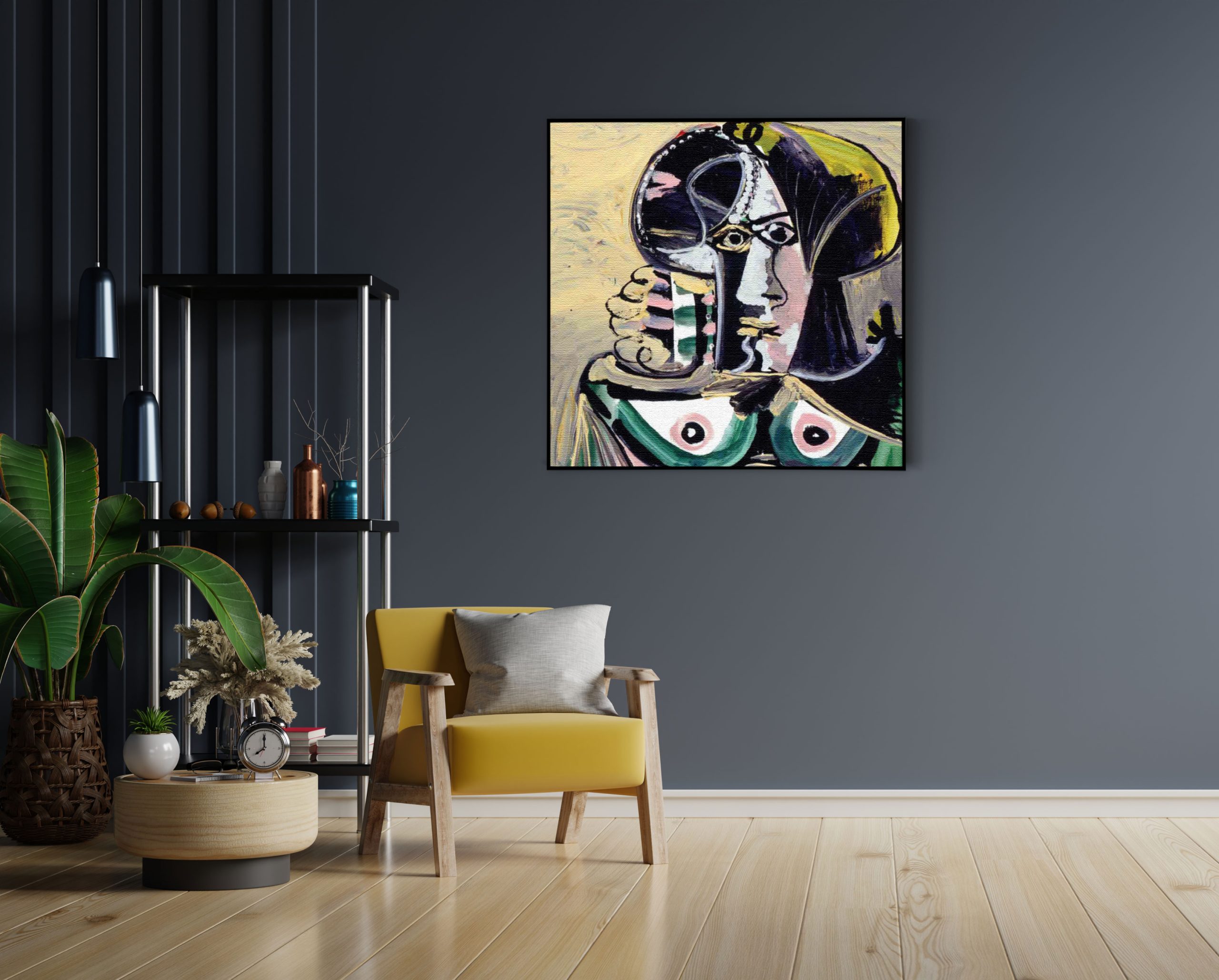 Akoestisch Schilderij Johannes Vermeer Meisje met de parel 1665-1167 Vierkant Template Vierkant Rond OM 15 1 scaled 1