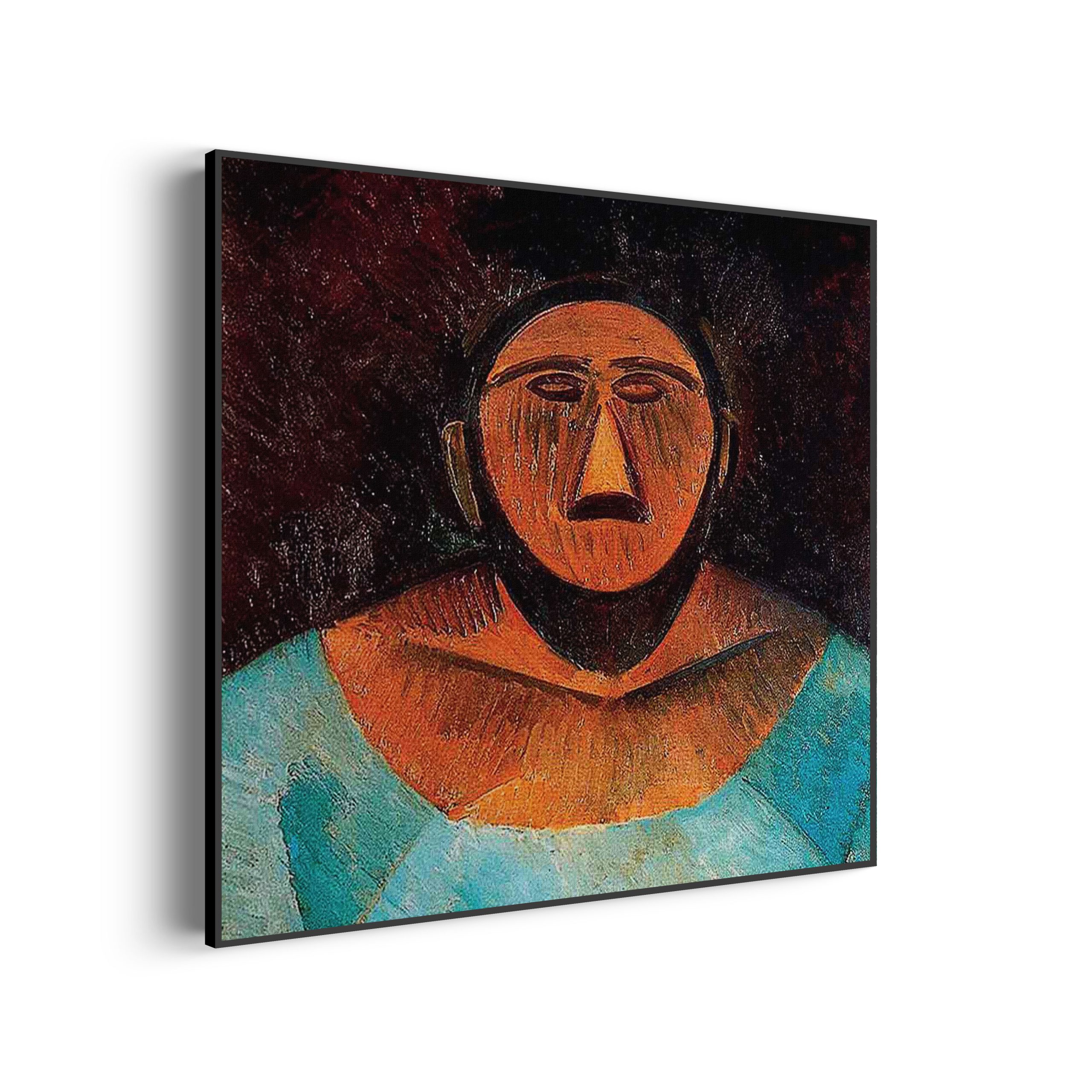 Akoestisch Schilderij Johannes Vermeer Meisje met de parel 1665-1167 Vierkant Template Vierkant Rond OM 16 scaled 1