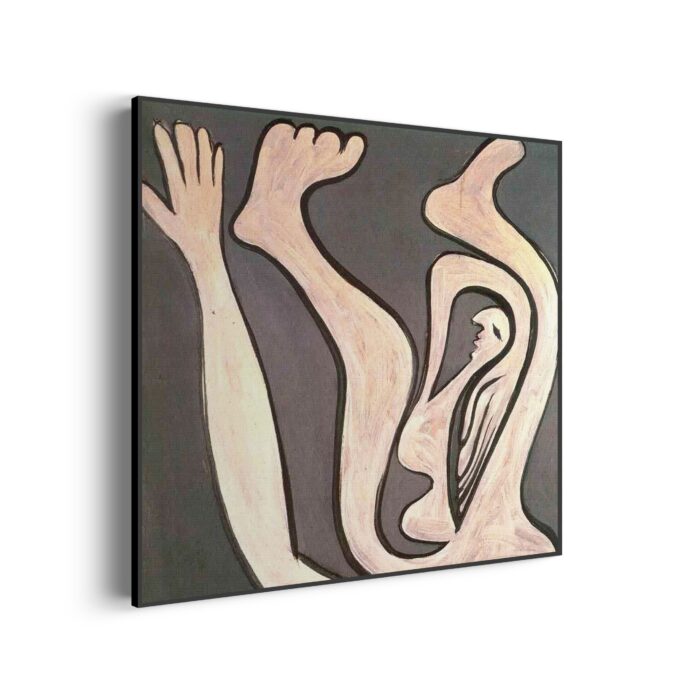 Akoestisch Schilderij Picasso Vrouwlijke acrobaat 1930 Vierkant Template Vierkant Rond OM 17 scaled 1