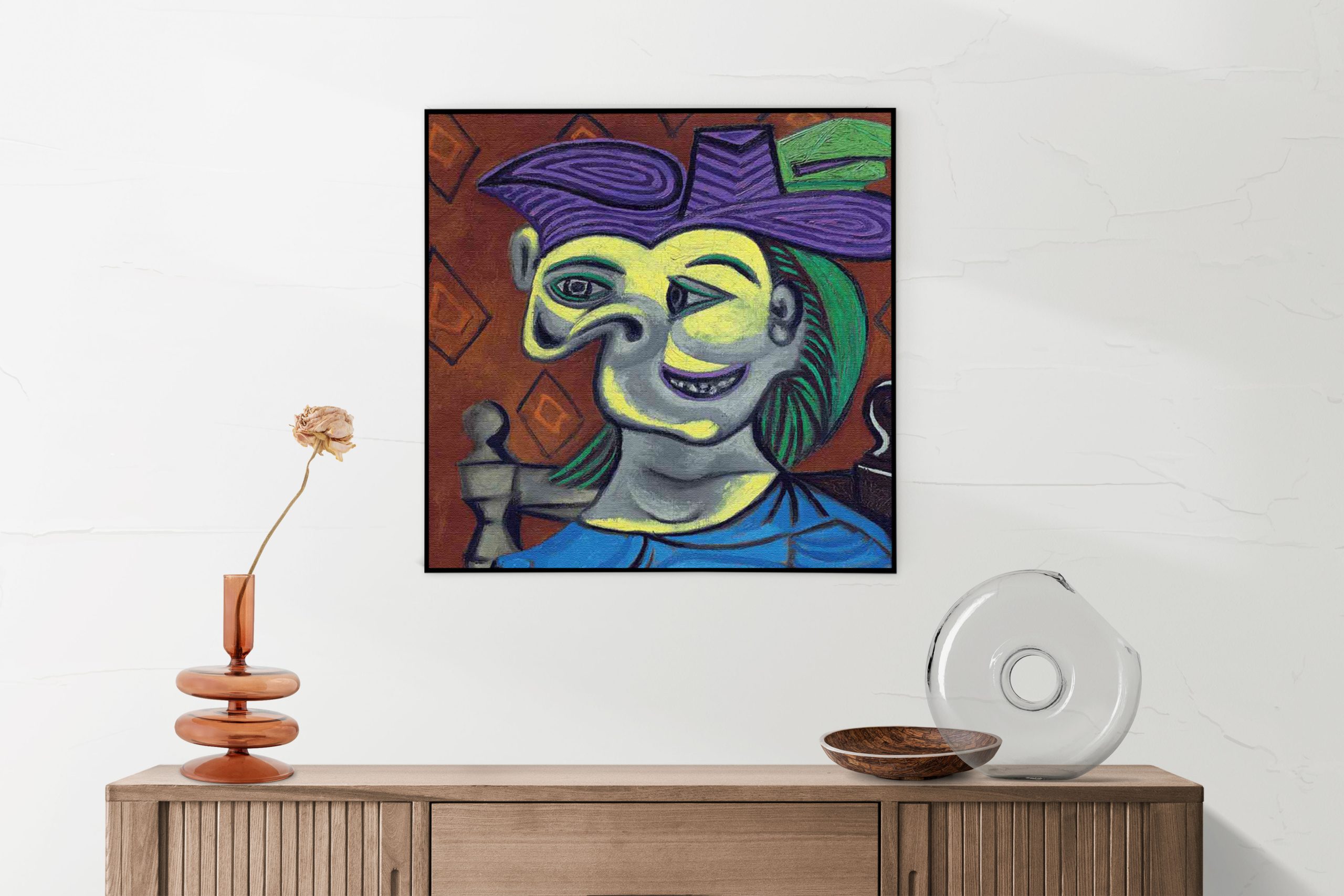 Akoestisch Schilderij Johannes Vermeer Meisje met de parel 1665-1167 Vierkant Template Vierkant Rond OM 18 2 scaled 1