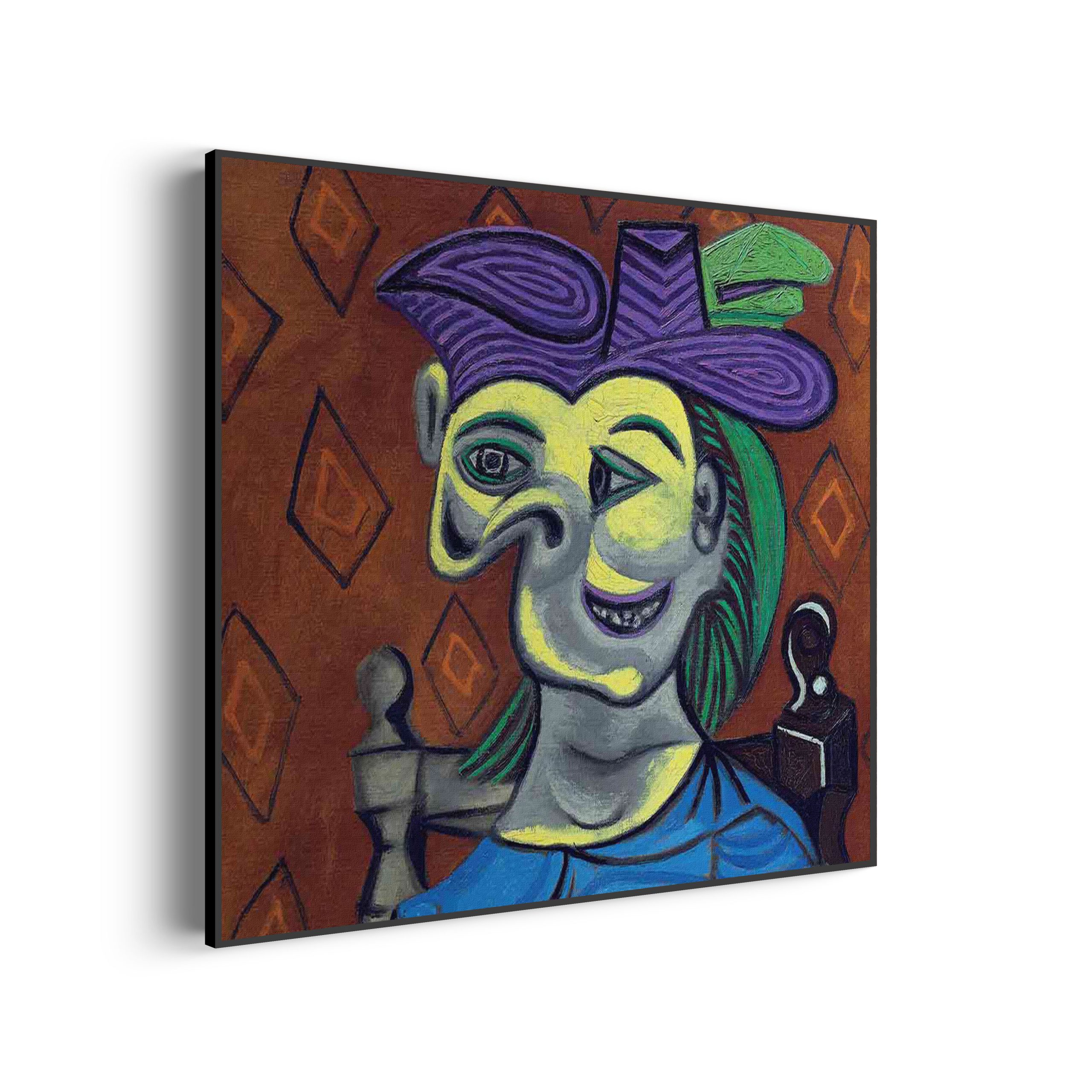 Akoestisch Schilderij Johannes Vermeer Meisje met de parel 1665-1167 Vierkant Template Vierkant Rond OM 18 scaled 1