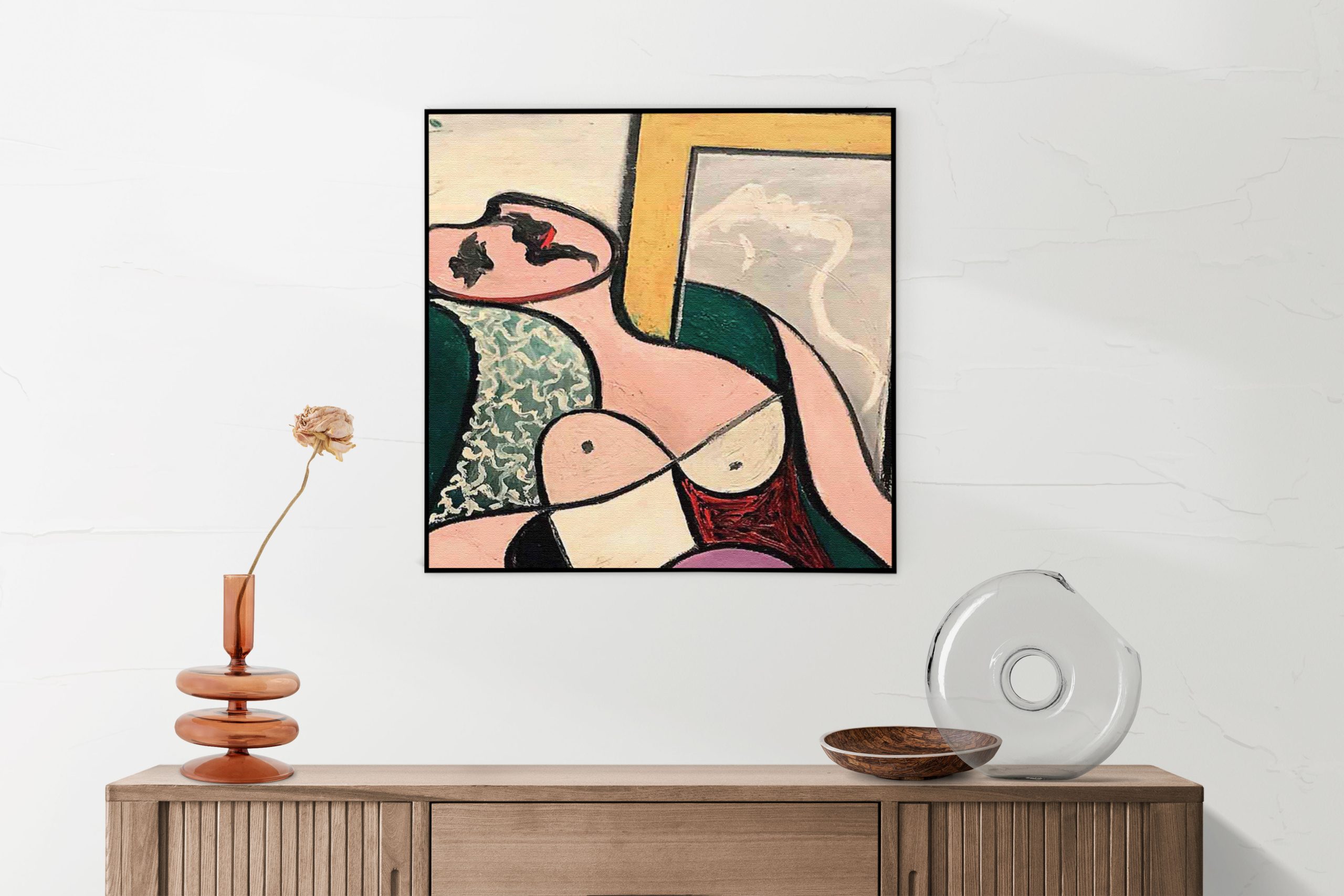 Akoestisch Schilderij Johannes Vermeer Meisje met de parel 1665-1167 Vierkant Template Vierkant Rond OM 20 2 scaled 1