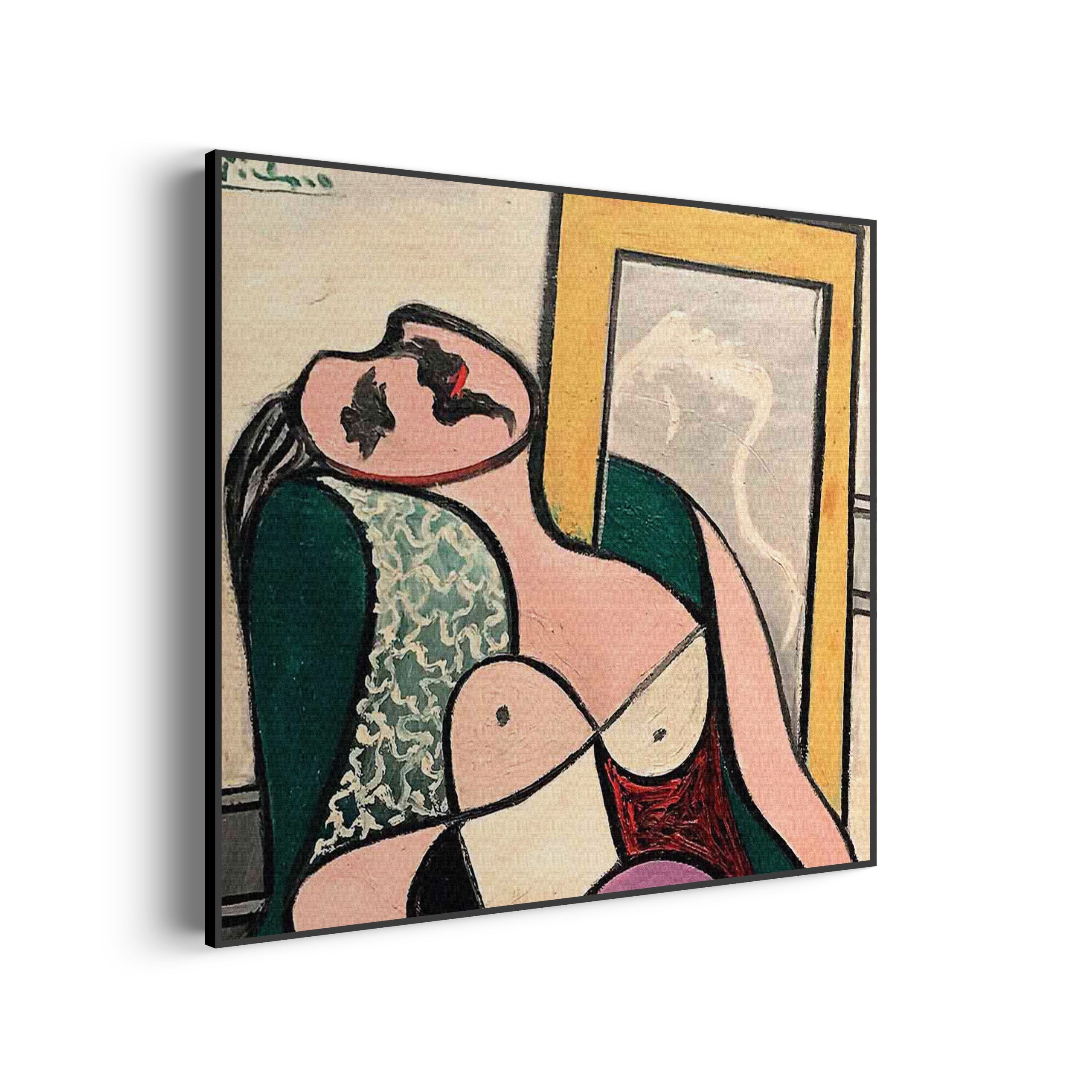 Akoestisch Schilderij Johannes Vermeer Meisje met de parel 1665-1167 Vierkant Template Vierkant Rond OM 20 scaled 1