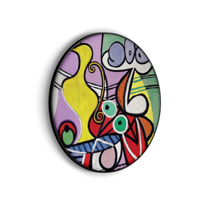 Akoestisch Schilderij Picasso stilleven op een stoel 1931 Rond - Muurcirkel Template Vierkant Rond OM 22 3 scaled 1