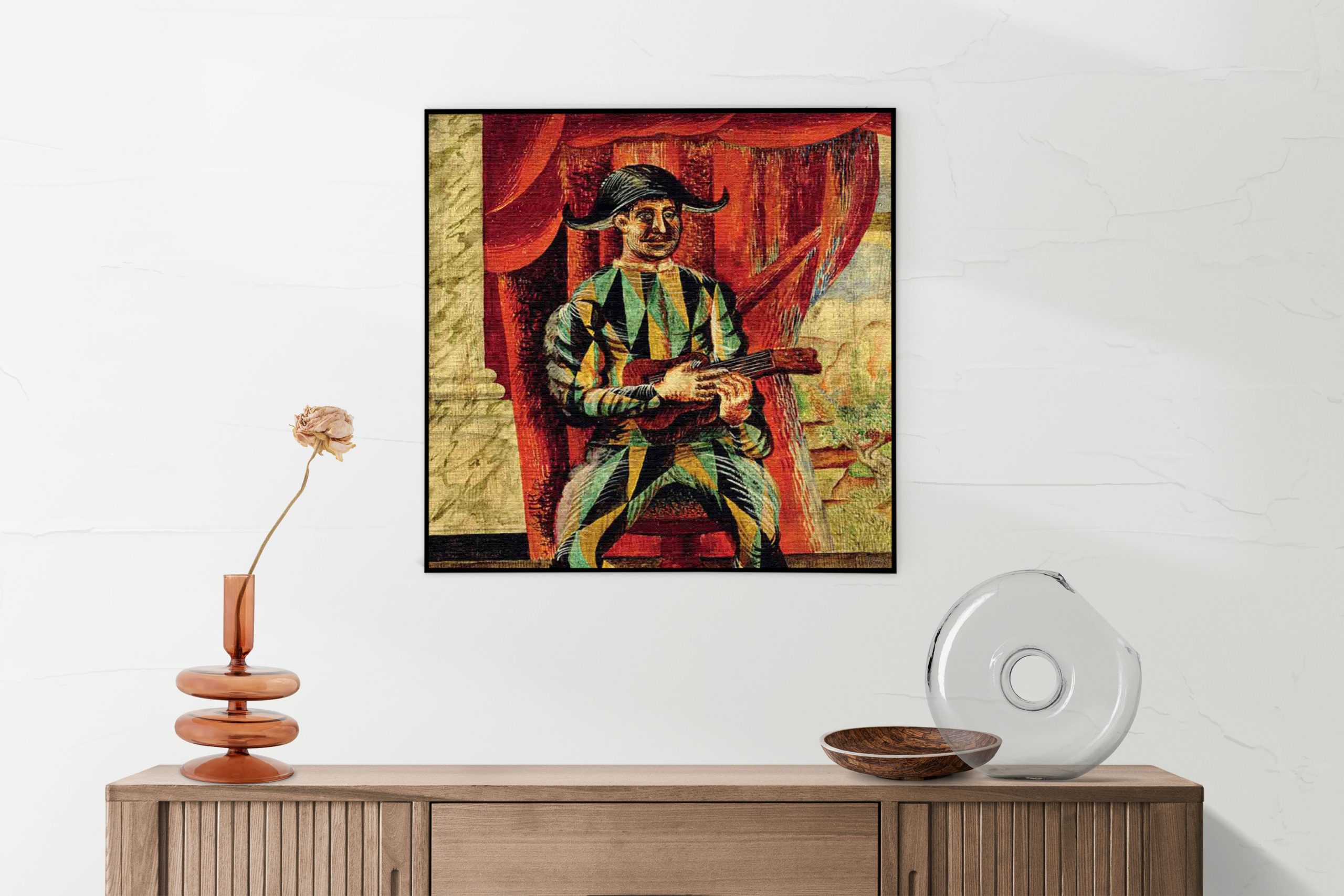 Akoestisch Schilderij Johannes Vermeer Meisje met de parel 1665-1167 Vierkant Template Vierkant Rond OM 23 2 scaled 1