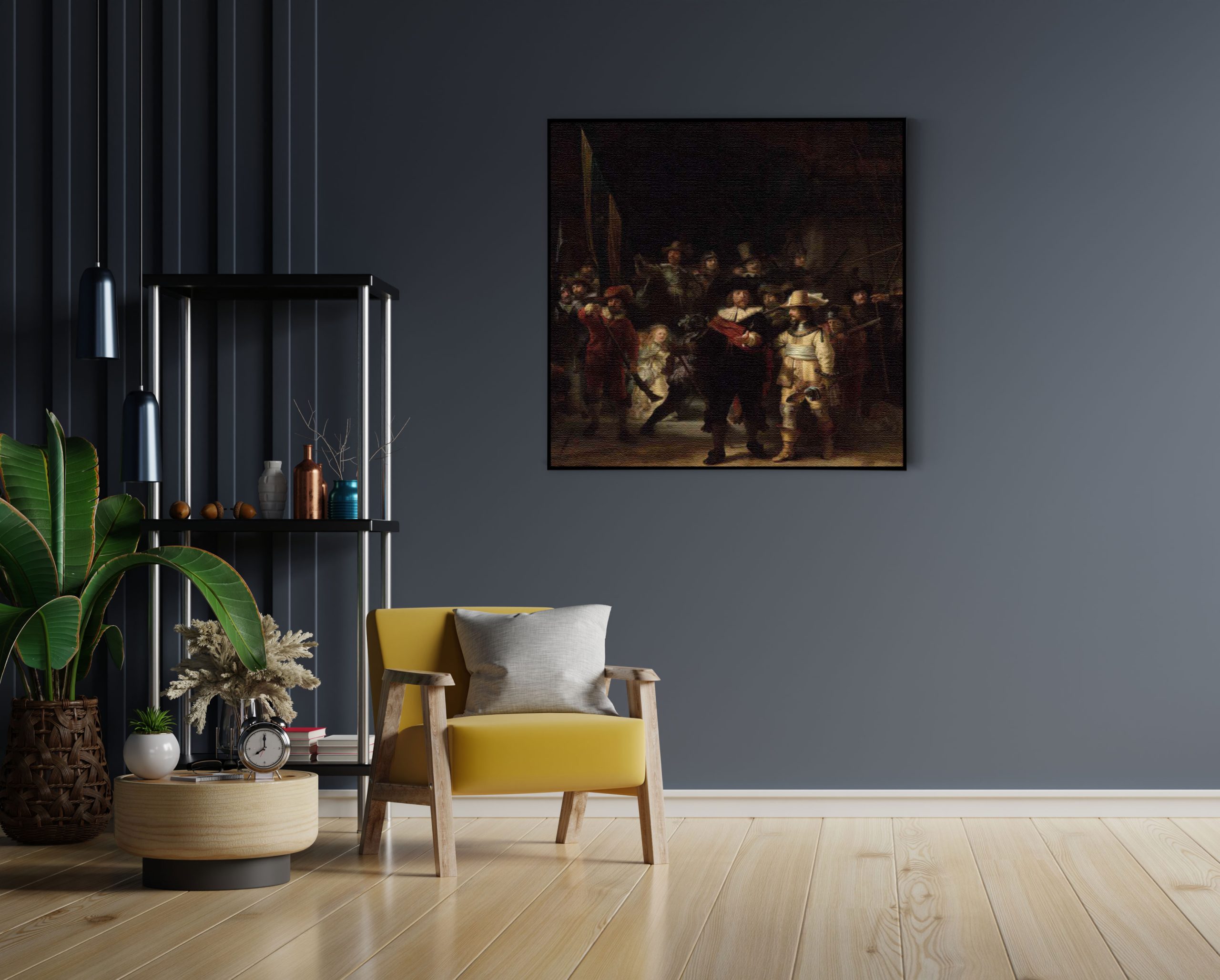 Akoestisch Schilderij Rembrandt De Nachtwacht 1642 Vierkant Template Vierkant Rond OM 24 1 scaled 1