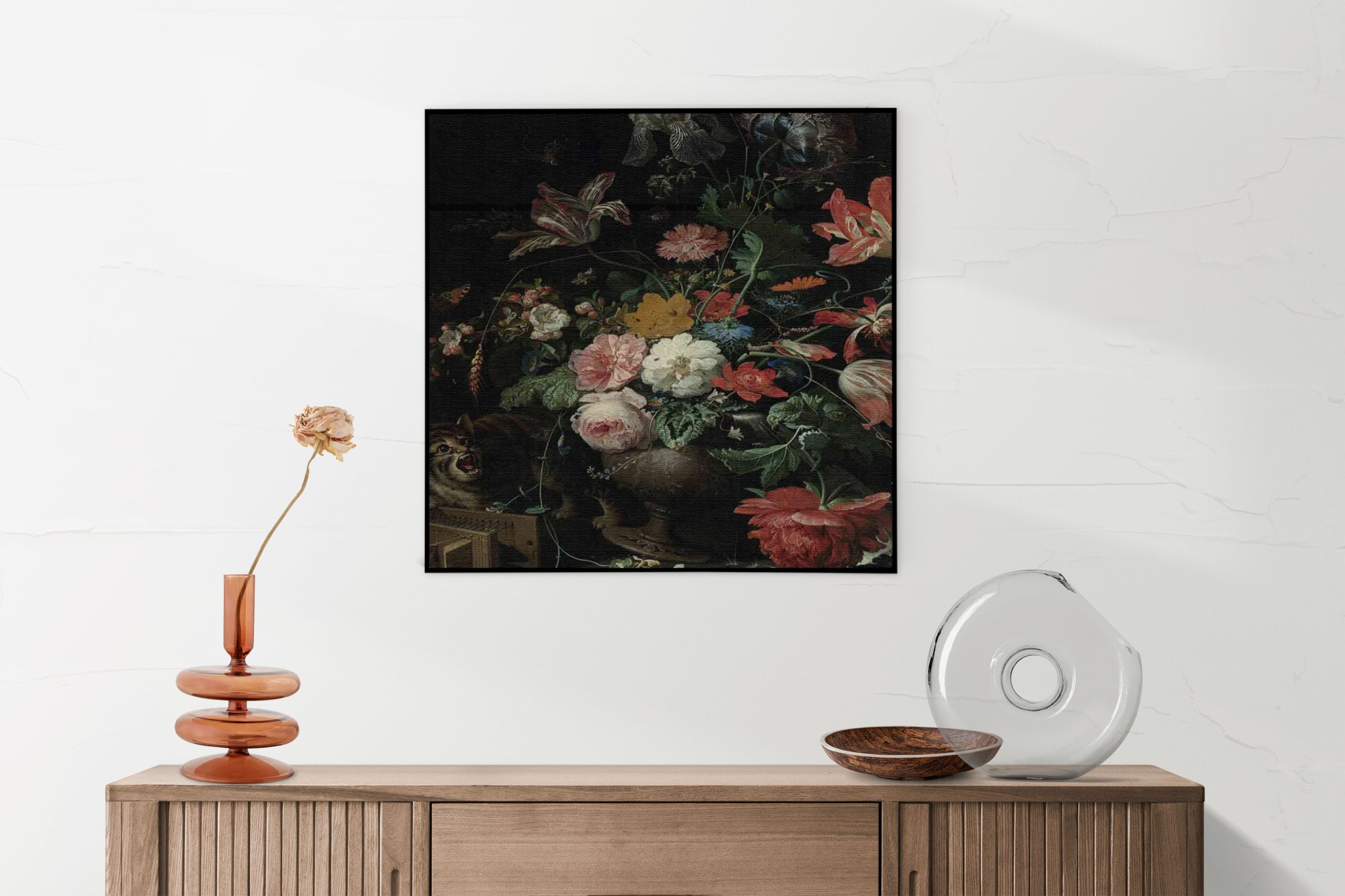 Akoestisch Schilderij Johannes Vermeer Meisje met de parel 1665-1167 Vierkant Template Vierkant Rond OM 25 2 scaled 1