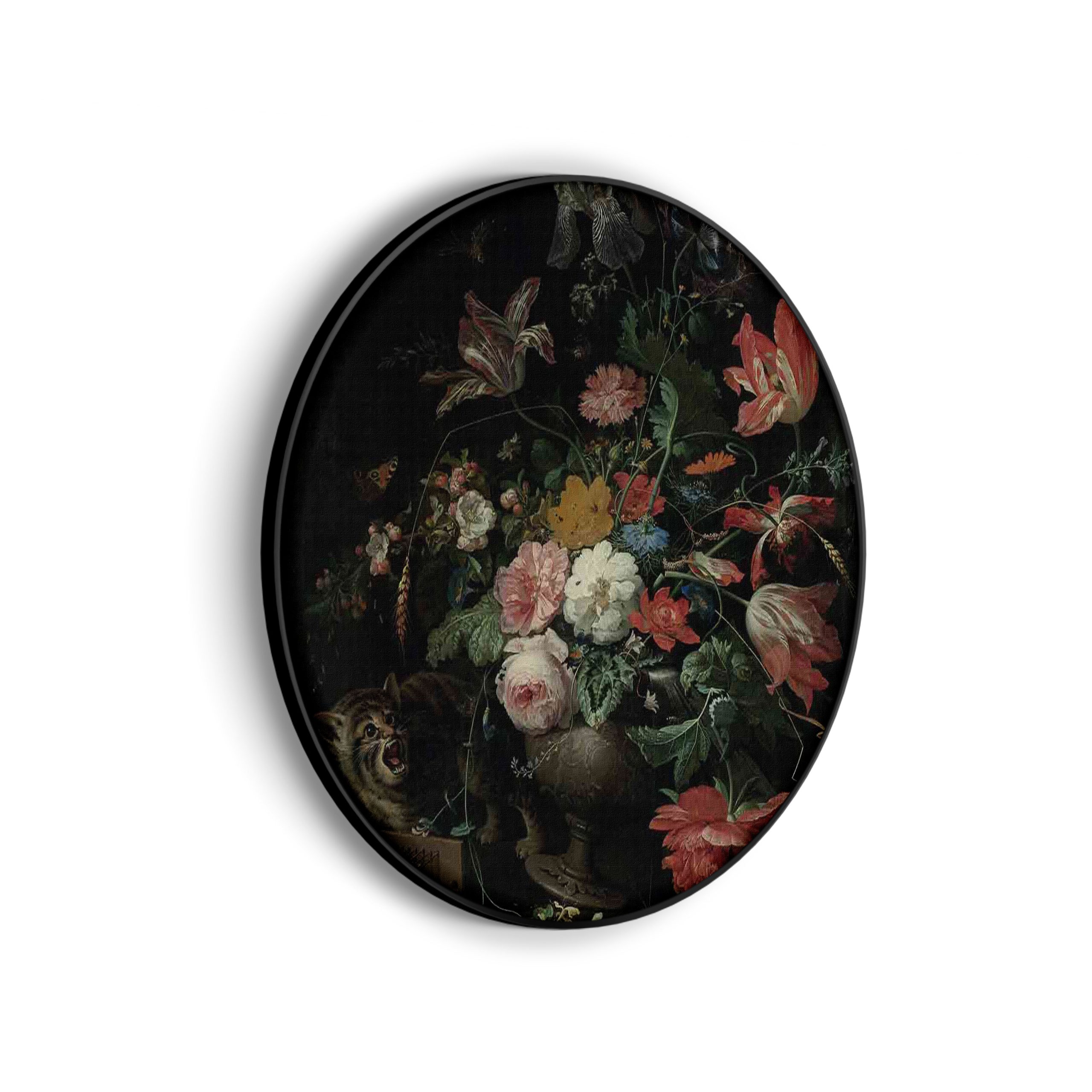 Akoestisch Schilderij Johannes Vermeer Meisje met de parel 1665-1167 Rond - Muurcirkel Template Vierkant Rond OM 25 3 scaled 1