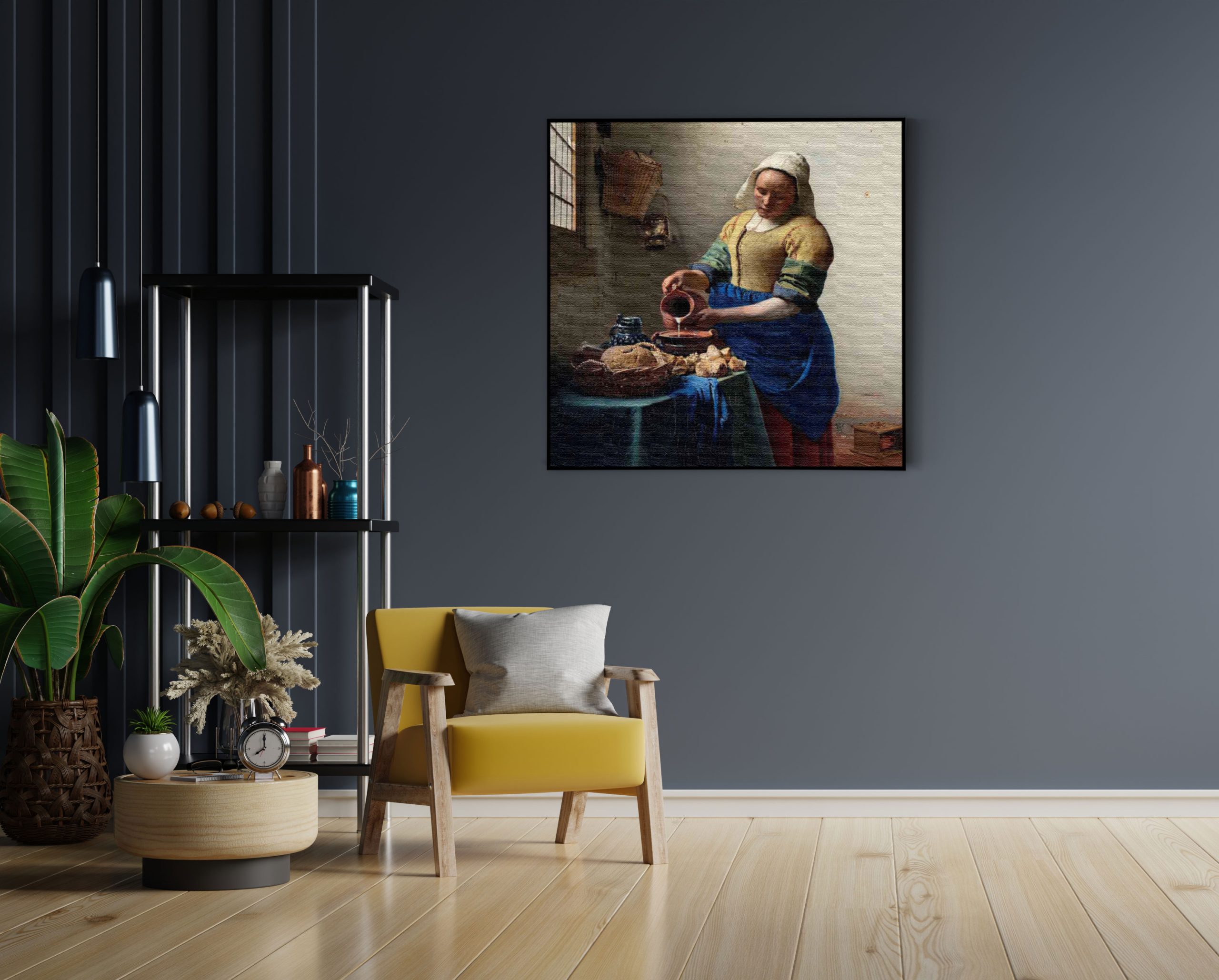 Akoestisch Schilderij Johannes Vermeer Het Melkmeisje 1660 Vierkant Template Vierkant Rond OM 29 1 scaled 1
