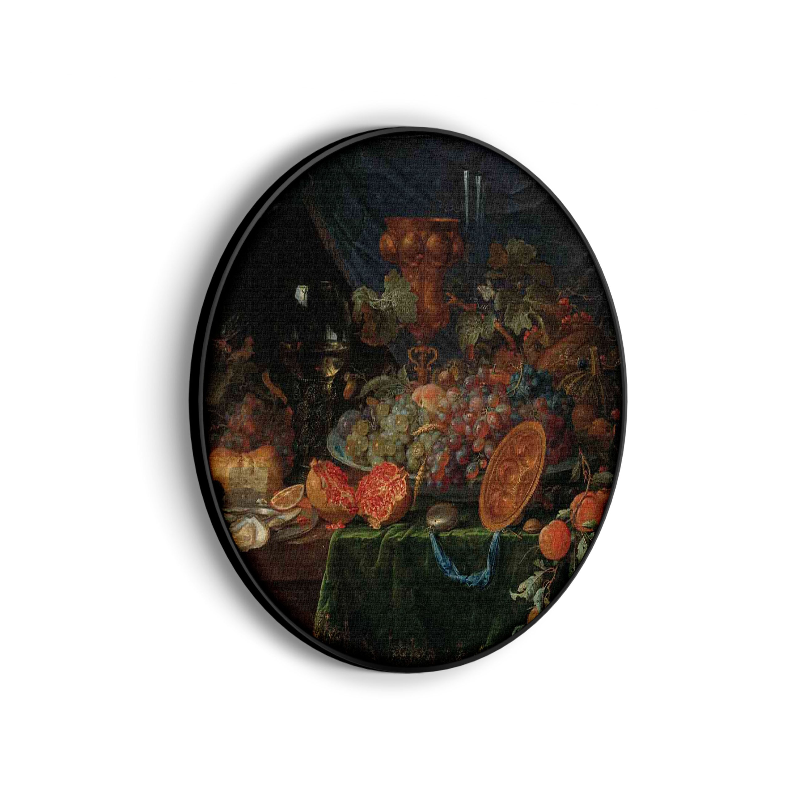 Akoestisch Schilderij Johannes Vermeer Meisje met de parel 1665-1167 Rond - Muurcirkel Template Vierkant Rond OM 31 3 scaled 1