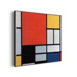 Akoestisch Schilderij Mondriaan Gele Hokjes Vierkant Template Vierkant Rond OM 4 scaled 1
