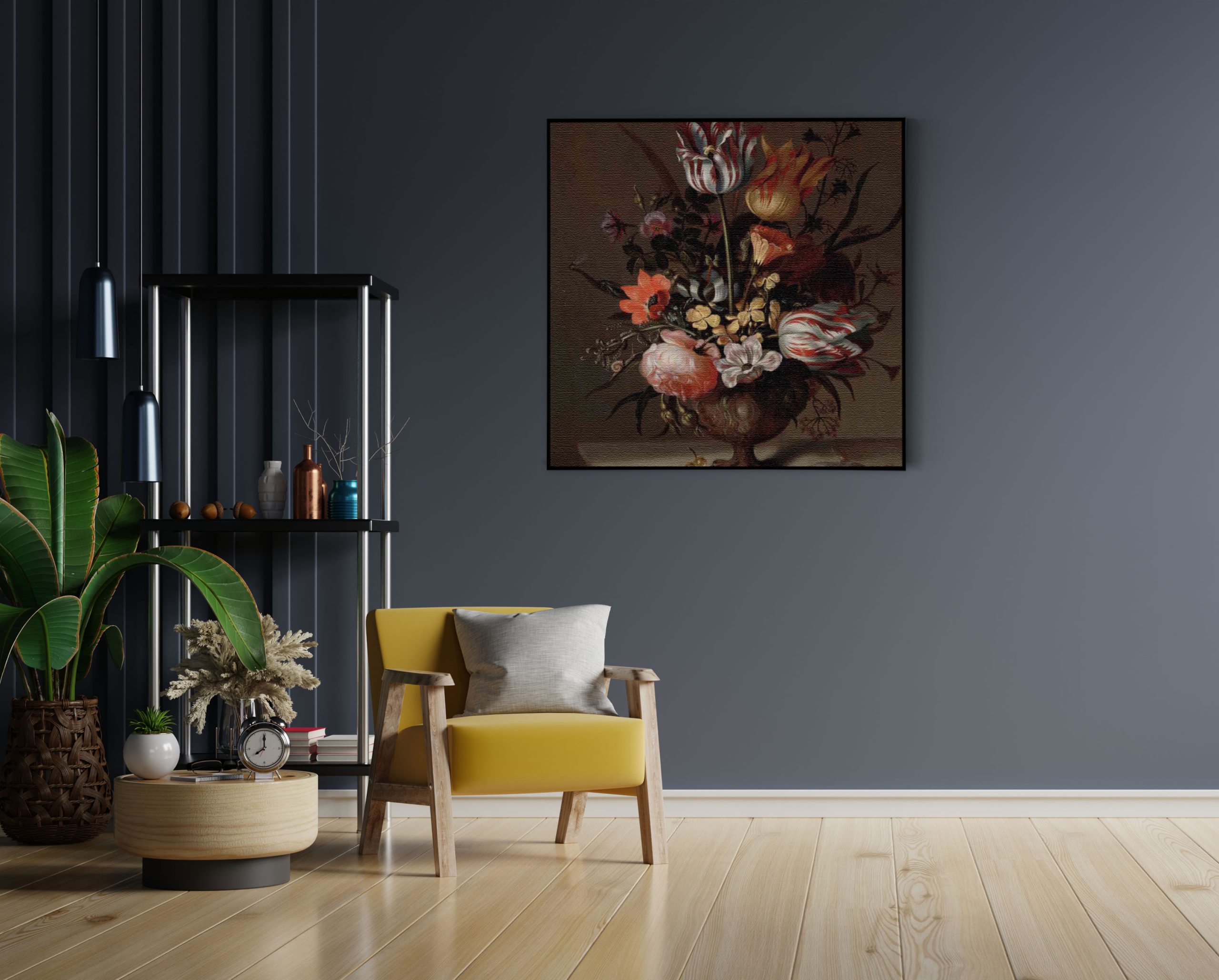 Akoestisch Schilderij Johannes Vermeer Meisje met de parel 1665-1167 Vierkant Template Vierkant Rond OM 6 1 scaled 1