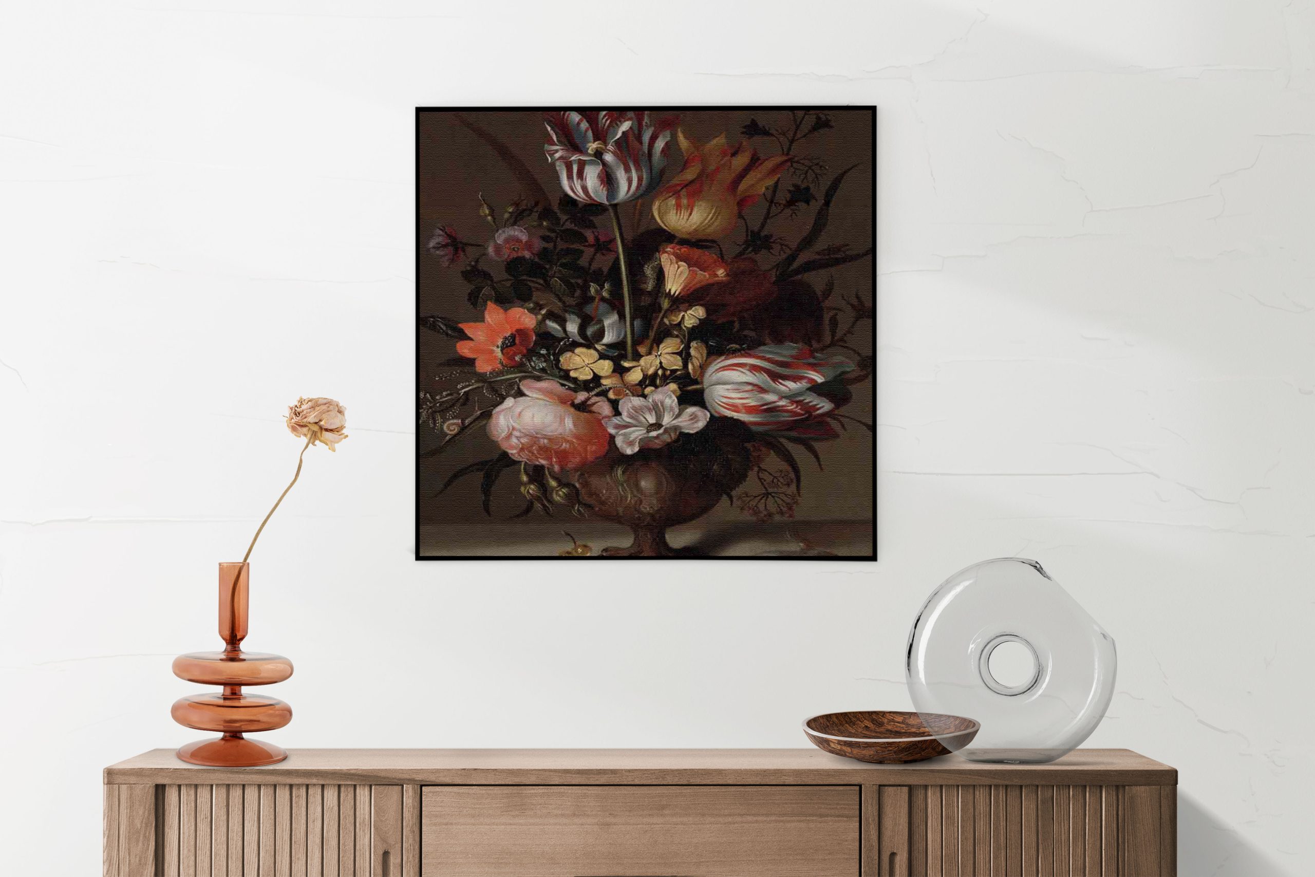 Akoestisch Schilderij Johannes Vermeer Meisje met de parel 1665-1167 Vierkant Template Vierkant Rond OM 6 2 scaled 1