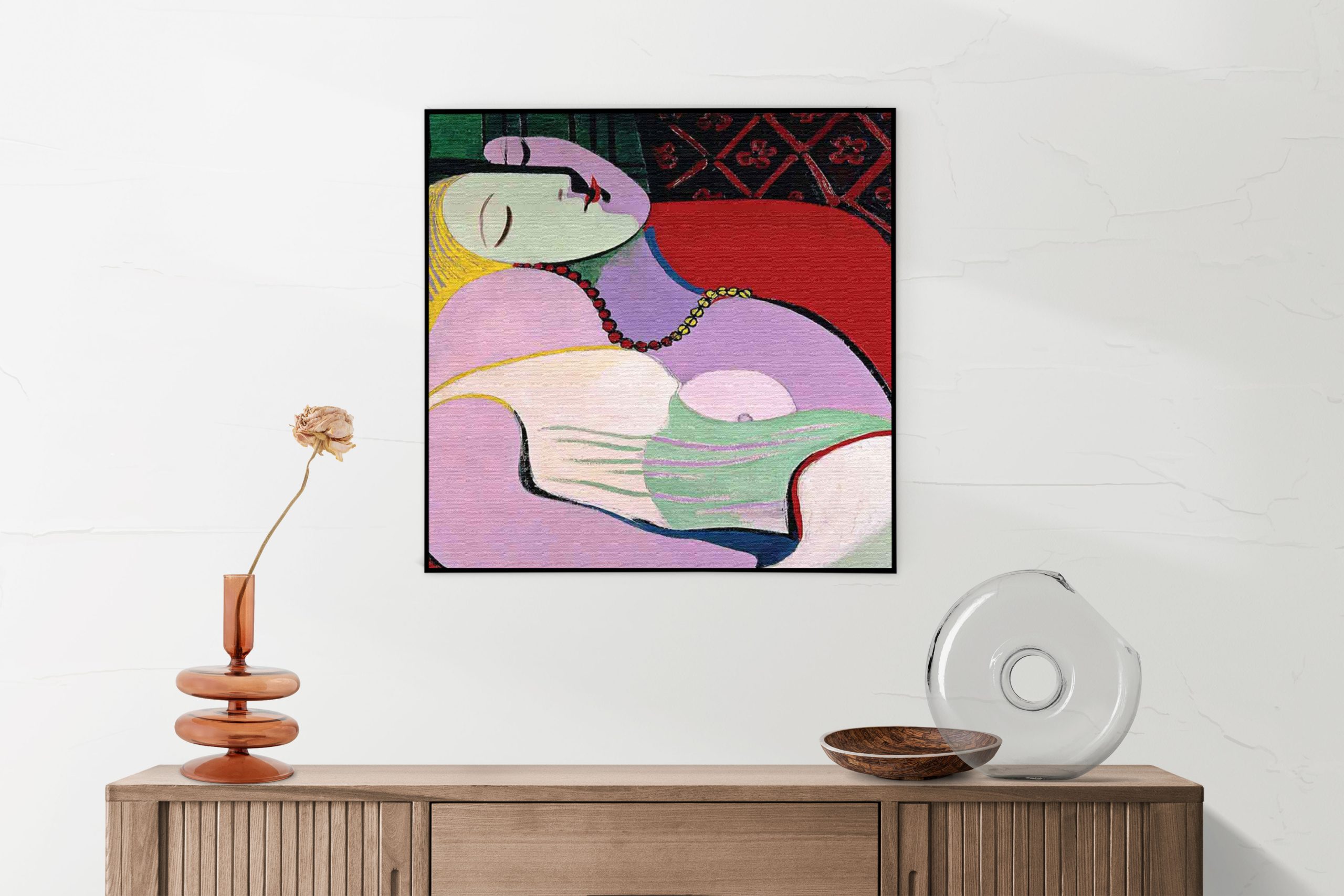 Akoestisch Schilderij Johannes Vermeer Meisje met de parel 1665-1167 Vierkant Template Vierkant Rond OM 8 2 scaled 1