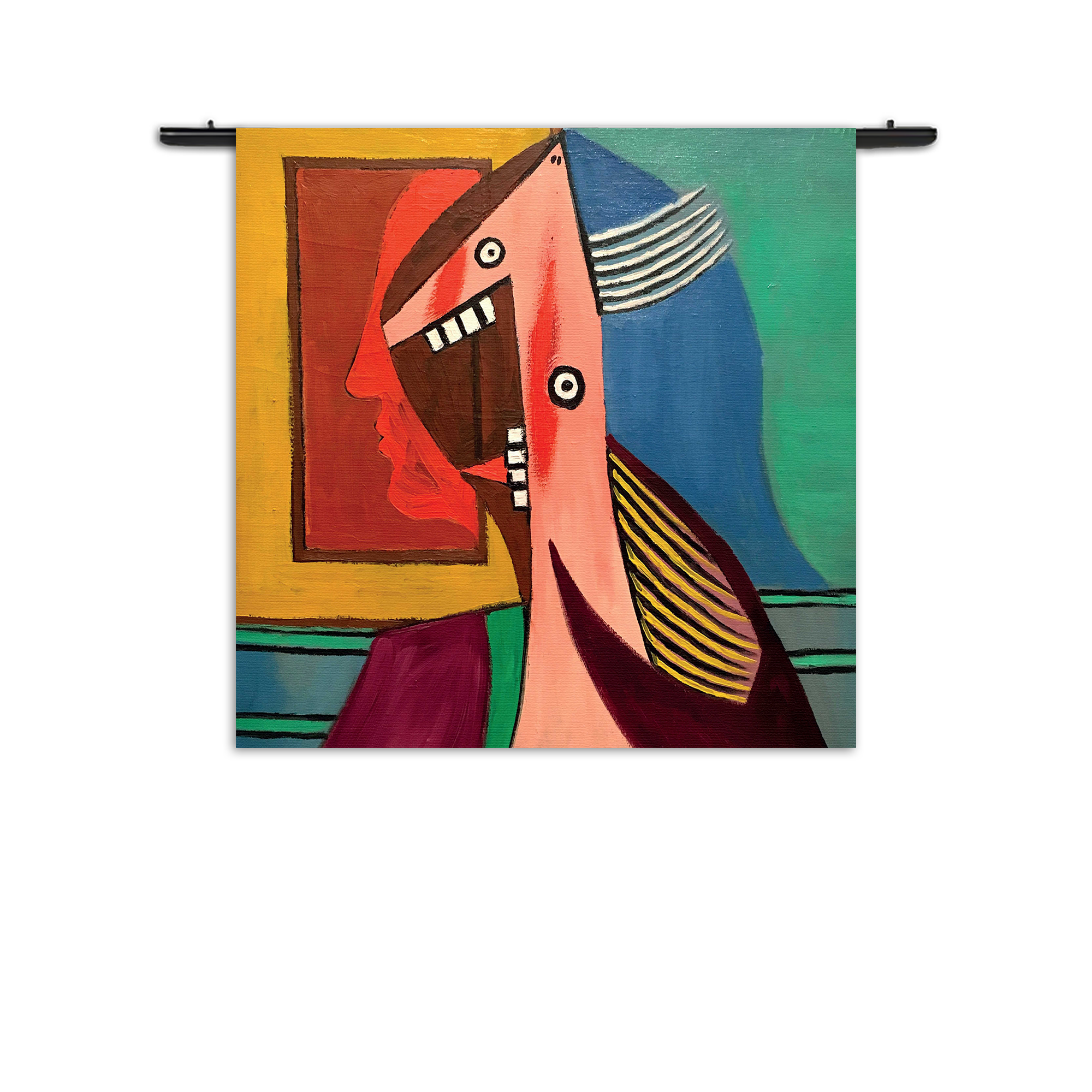 Wandkleed Picasso De Vrouw 1929 Rechthoek Vierkant