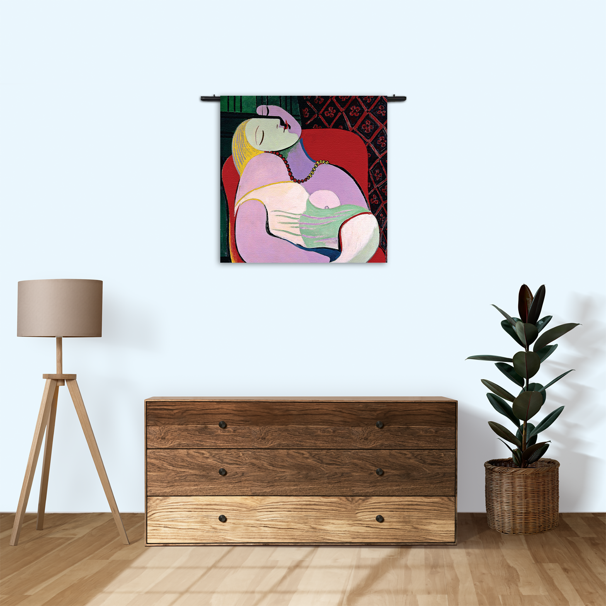 Wandkleed Picasso Een Droom 1932 Rechthoek Vierkant Template Vierkant Rond Om 8 3